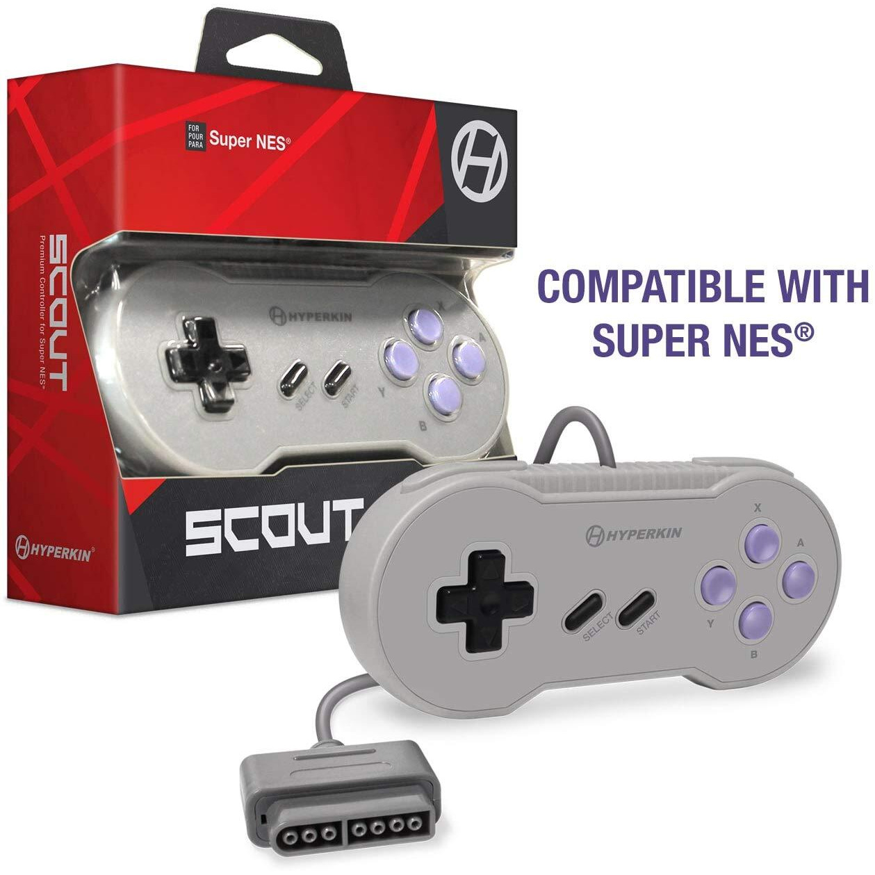 Hyperkin "&quotScout"" Premium Controller For Snes
