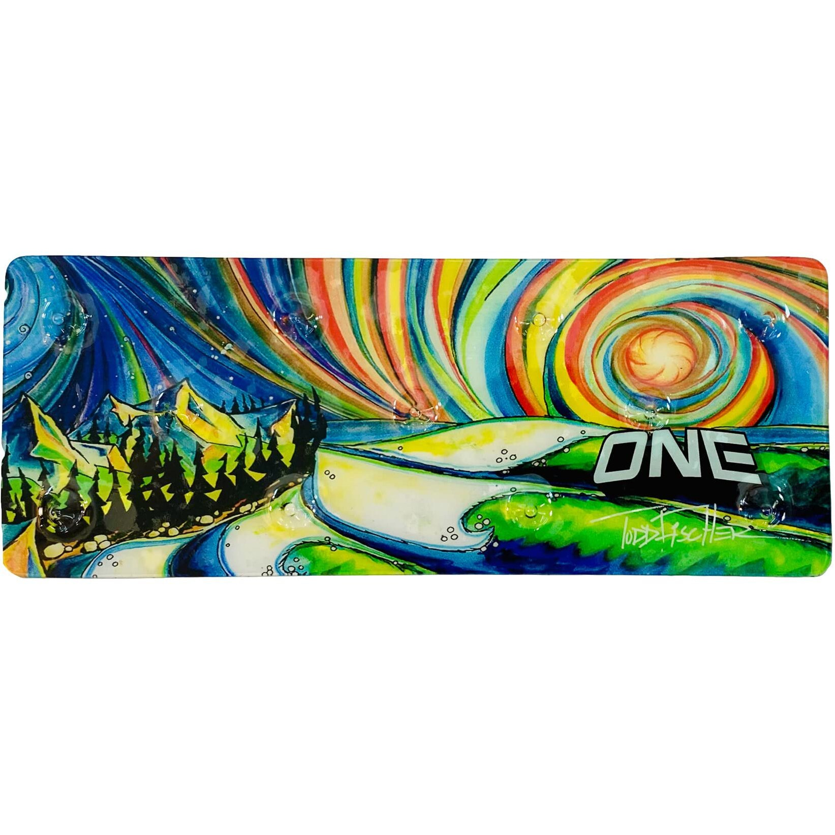 One Mfg My Backyard Snowboard Stomp Pad 7.75"" X 3"" - Lightweight  Anti-Slip  Usa Made Traction