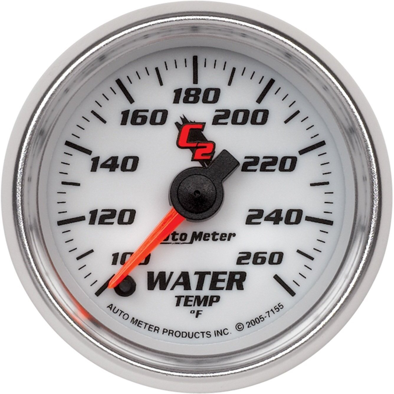 Auto Meter 7155 C2 Full Sweep Electric Water Temperature Gauge