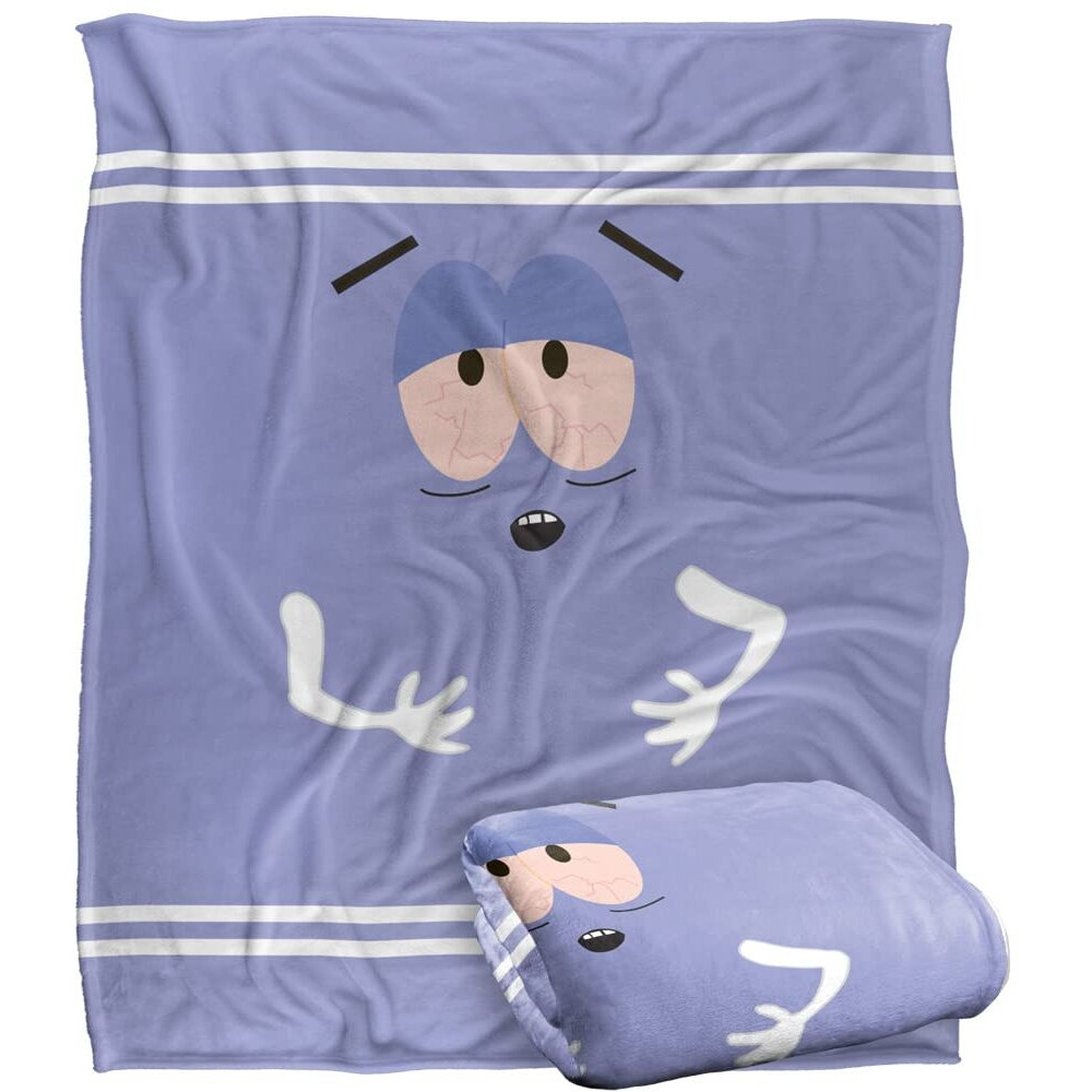 South Park Towelie Queasy Officially Licensed Silky Touch Super Soft Throw Blanket 50"" X 60""