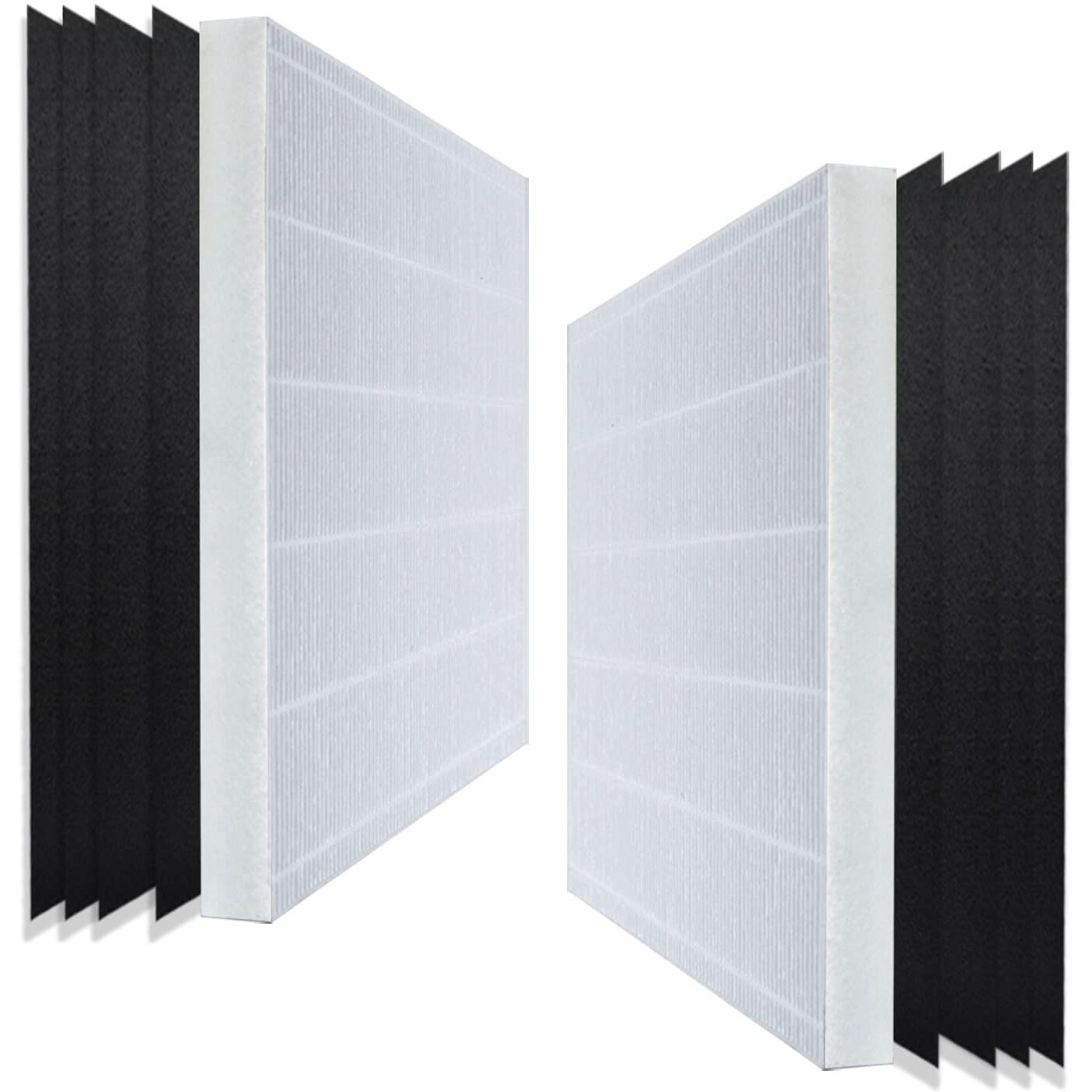Addfresh - C545 Replacement Filter Compatible With Winix C545 Air Purifier - 2 True Hepa Filters And 8 Activated Carbon Filters - Replaces Winix 545 Filter S Part  1712-0096-00 P150 B151