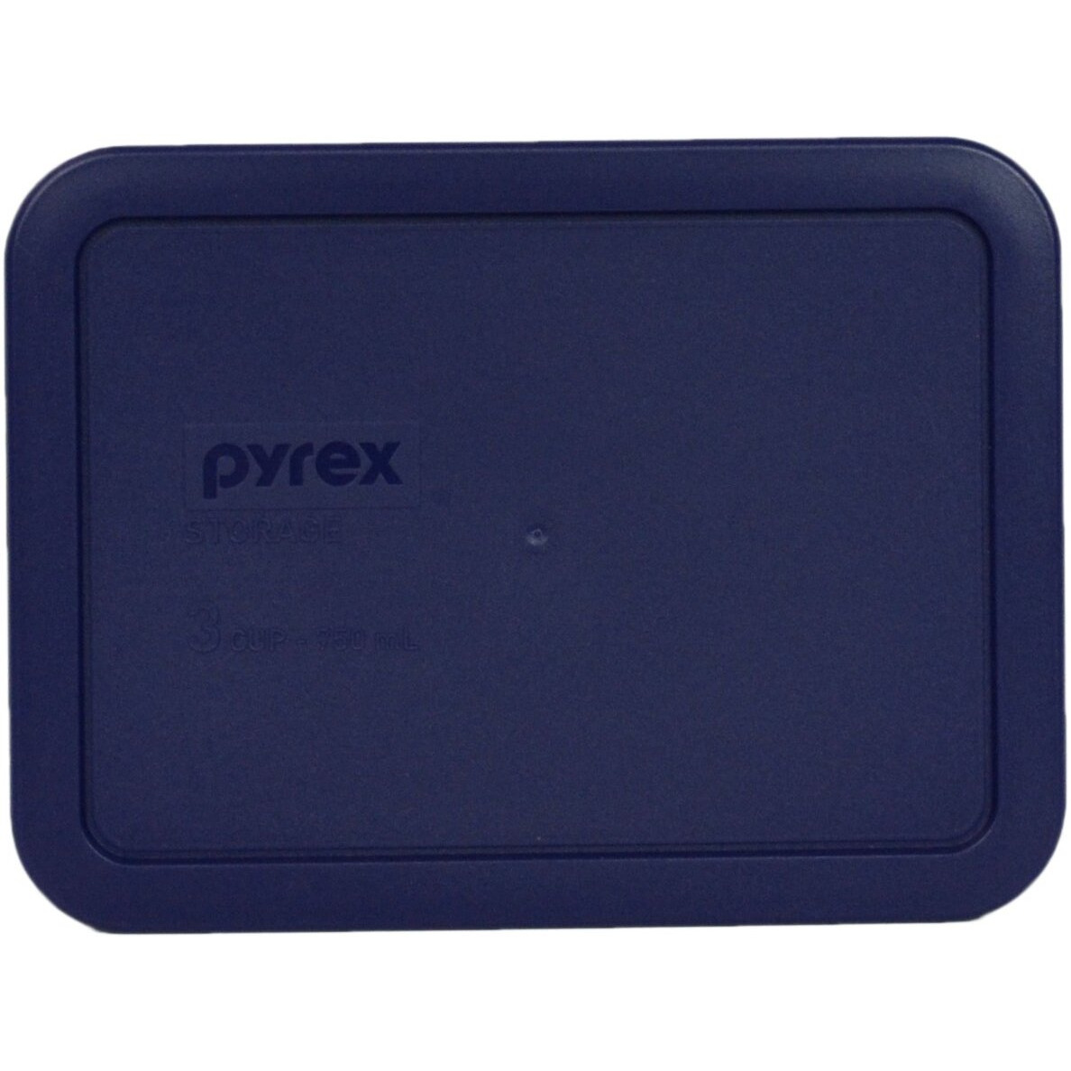 Pyrex Bundle - 3 Items 7210-Pc 3-Cup Blue Plastic Lids