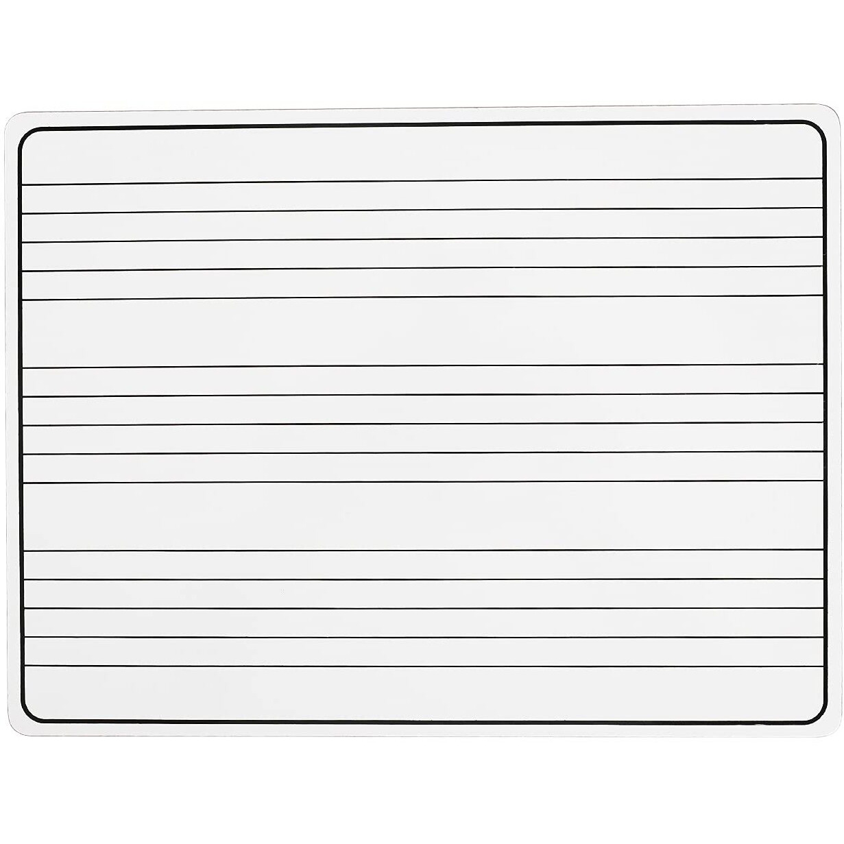 Dry Erase Music Staff White Board  Single Sided 9 X 11.875"" Home Or School Use