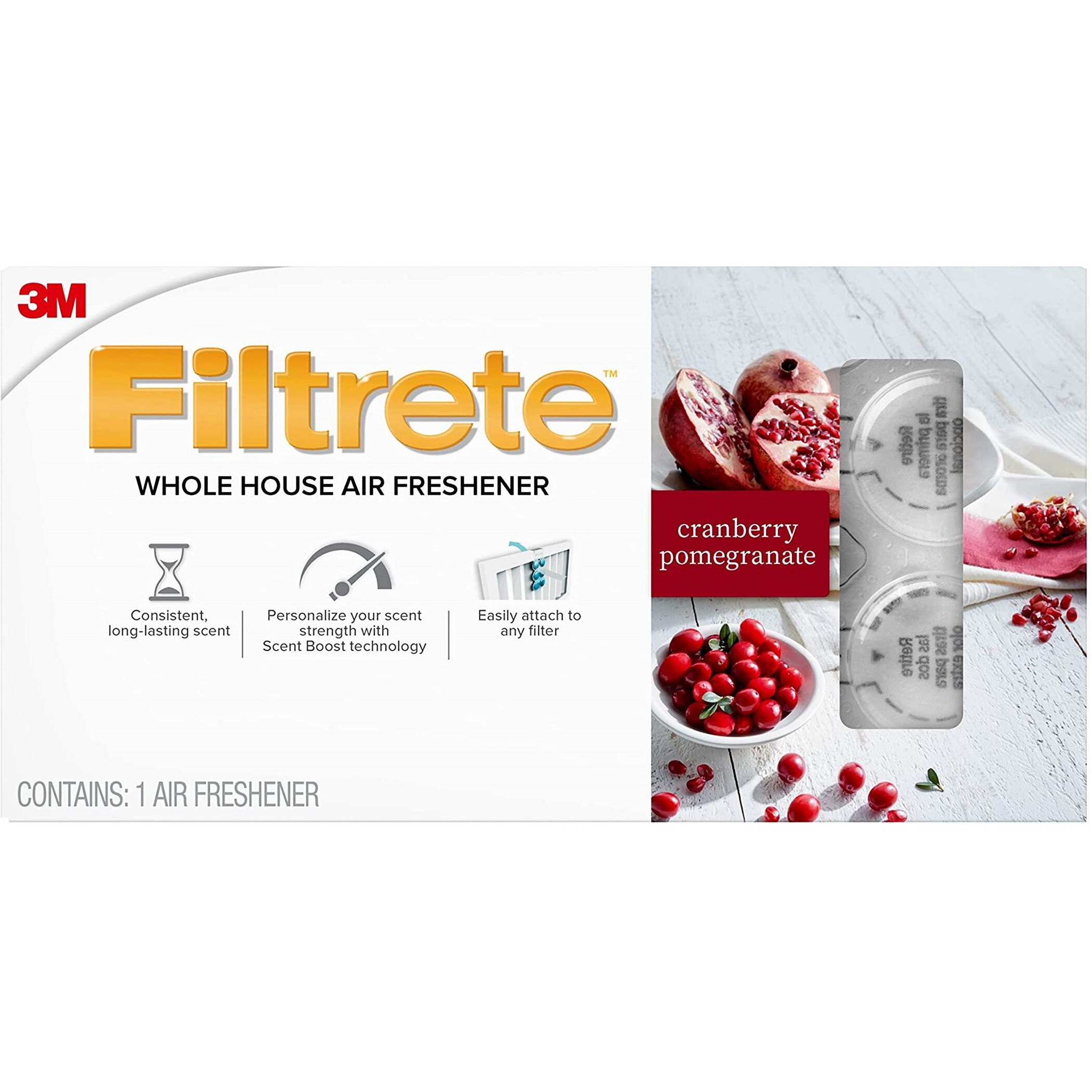 Filtrete Whole House Air Freshener For Ac And Hvac Air Filter  Cranberry Pomegranate