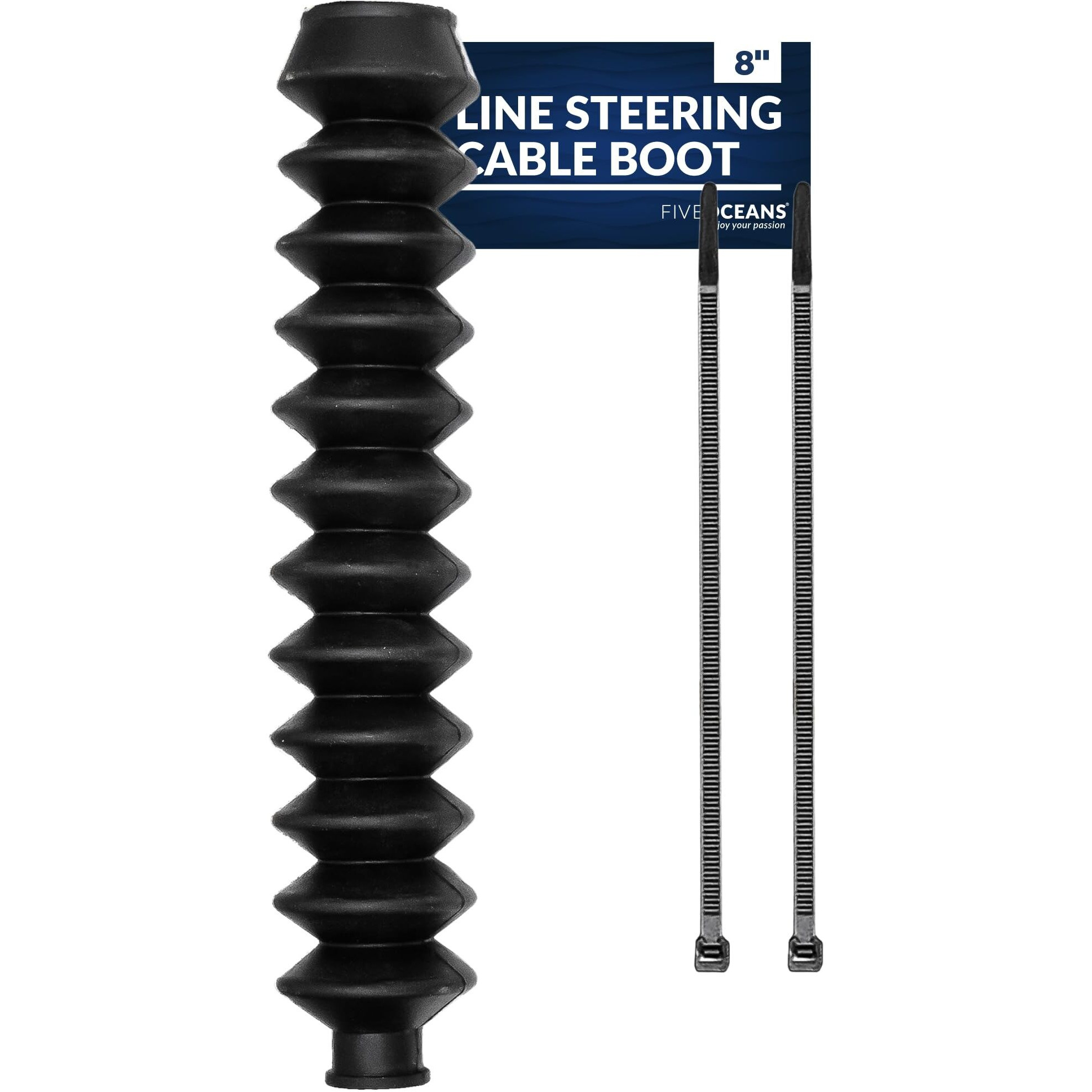 Five Oceans 8-Inch Line Steering Cable Boot - Fo2045
