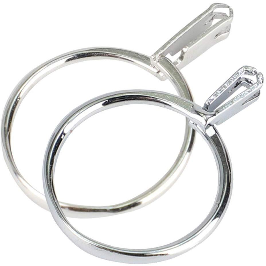 2 Pieces Wedding Ring Try-On Tool Jewllers Display Ring Craft Tool Jewllers Gemstone Or Diamond Spring Prong Claw Holder (2 Sizes  Silver)