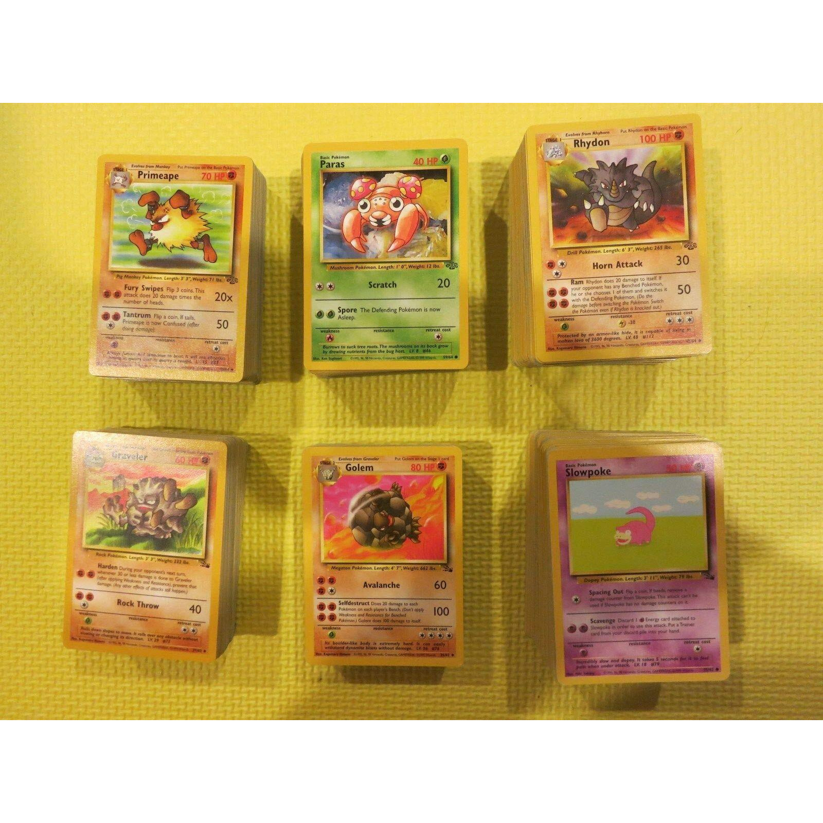 Lot 40 Pokemon Go Tcg1St Gen Cards Base Jungle Fossil Team Rocket Card Common And Uncommon Hot Seller Items