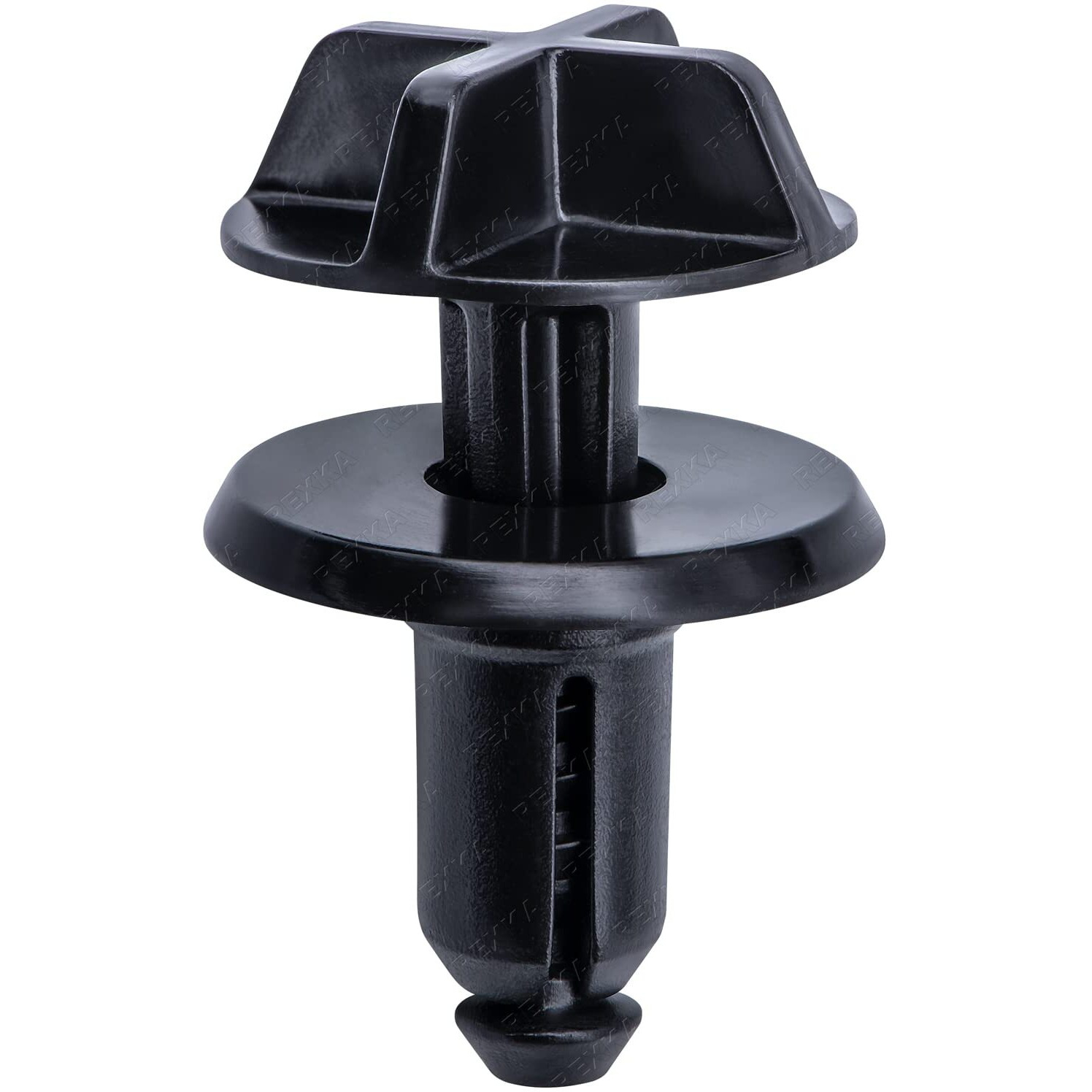 Rexka 15Pcs Fender Liner Rivet Radiator Sight Shield Push-Type Retainer Compatible With Ford W716510-S300 F-150 Mustang Fusion Aviator Explorer