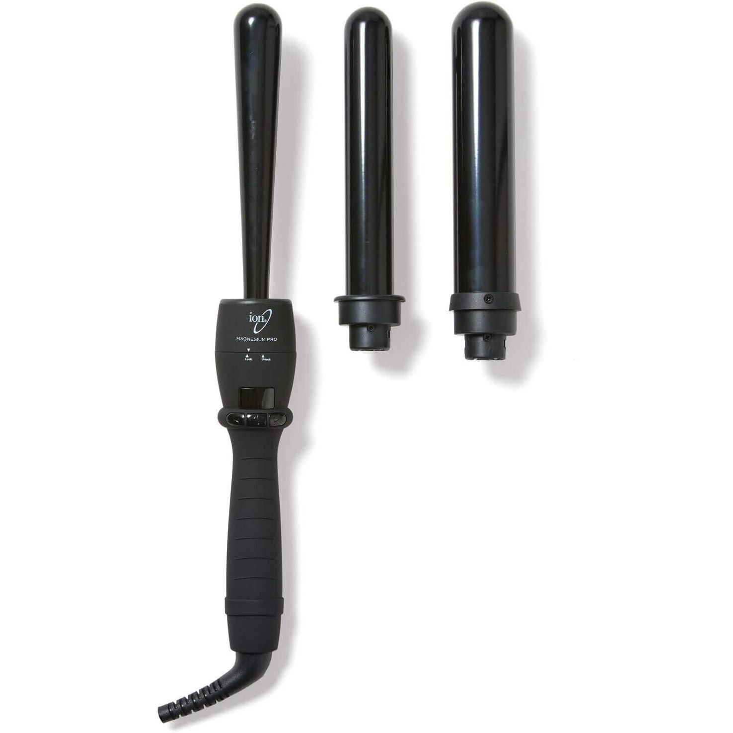 Ion Interchangeable Clipless Curl Wand Trio