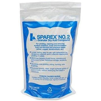 Sparex No 2 Granular Dry Acid Pickling Compound 10Oz For Cleaning Oxidation