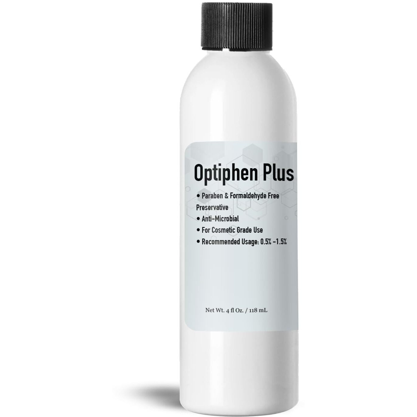 Optiphen Plus Preservative For Cosmetics Optiphen Natural Presevative For Lotions Making Diy Productes  Serums (4 Ounce / 118 Ml)
