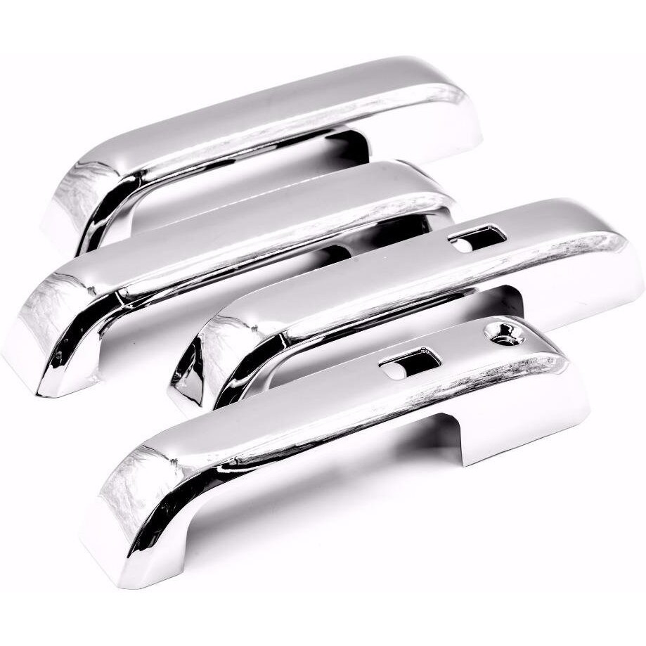 Eloveq Chrome 4 Door Handle Cover Covers Compatible With 15-19 Ford F-150 & 17-20 F-250/F350 Super Duty With Samrt Keyhole