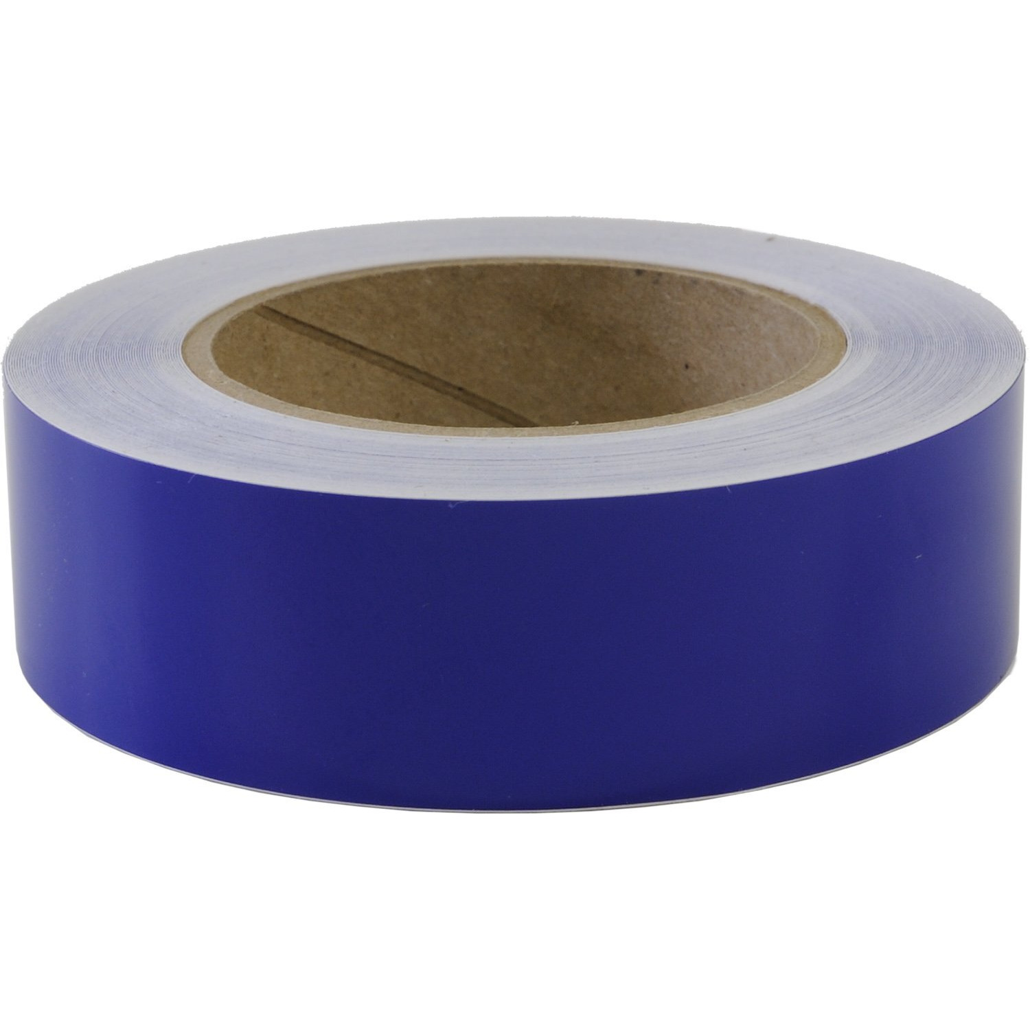 Lineardesigns One Inch Solid Stripe For Auto Truck Boat - 3Mil Vinyl - 1"" X 50' - Sapphire Blue