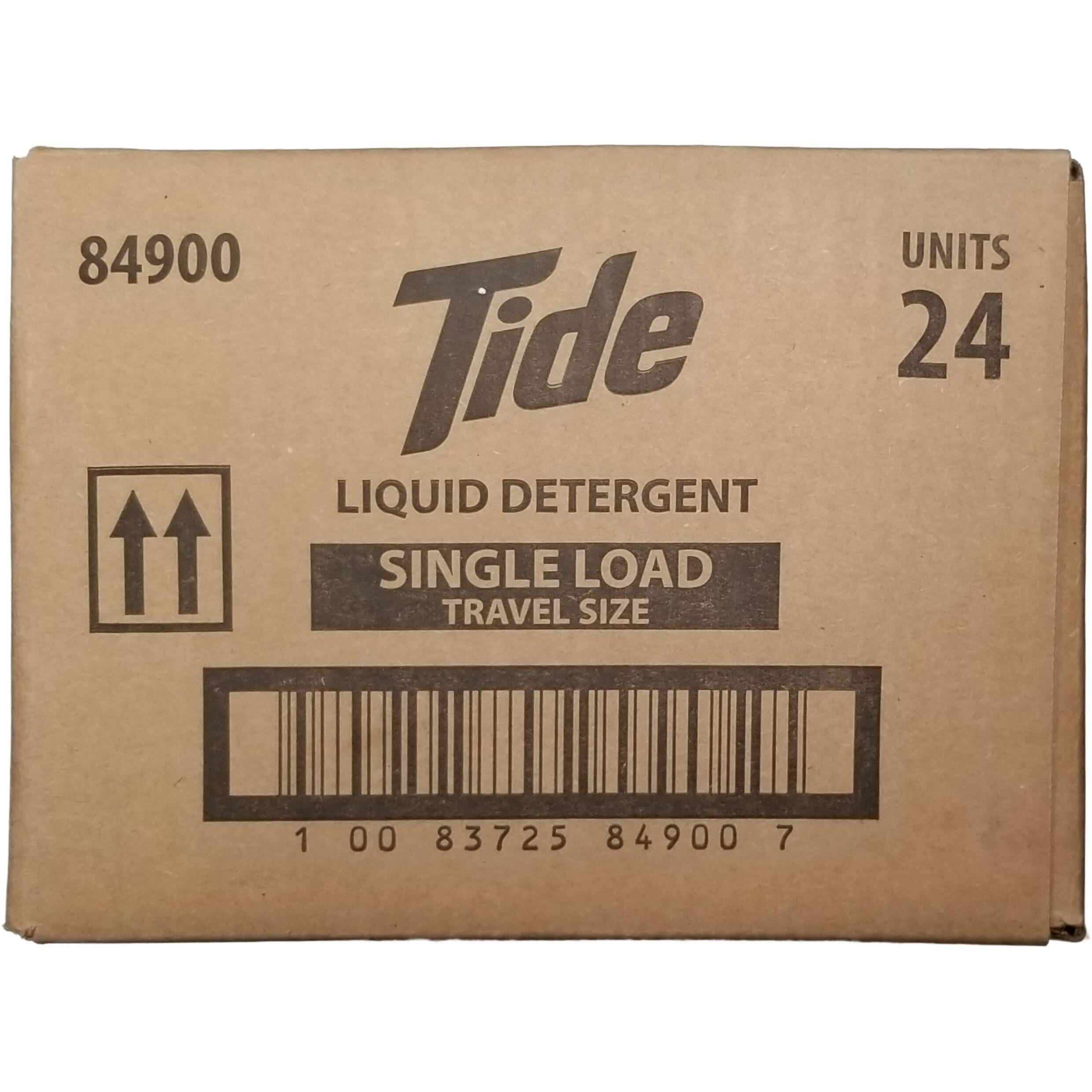 Tide Single Machine Load Original Scent Detergent Liquid - 24 Per Case.