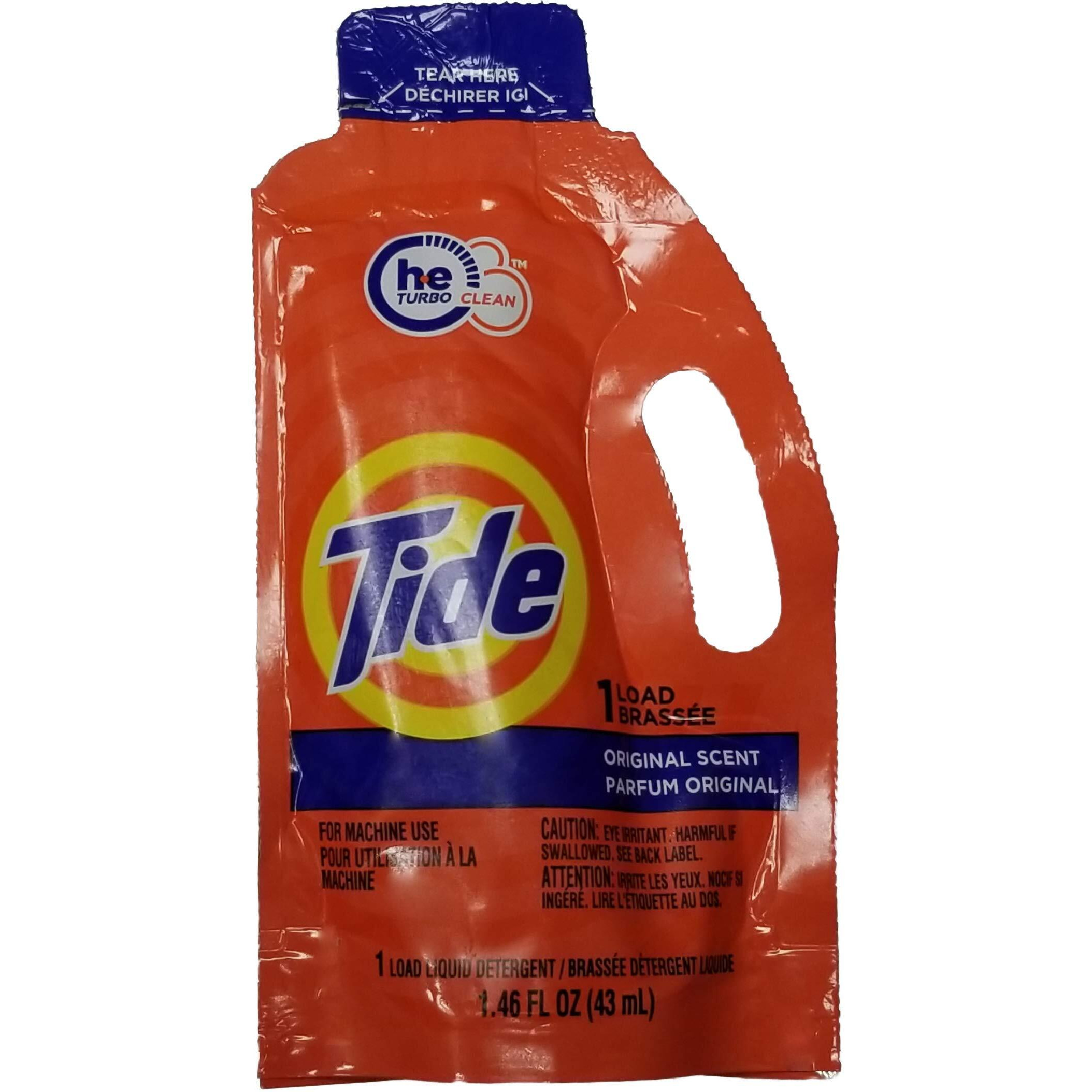 Tide Single Machine Load Original Scent Detergent Liquid - 24 Per Case.