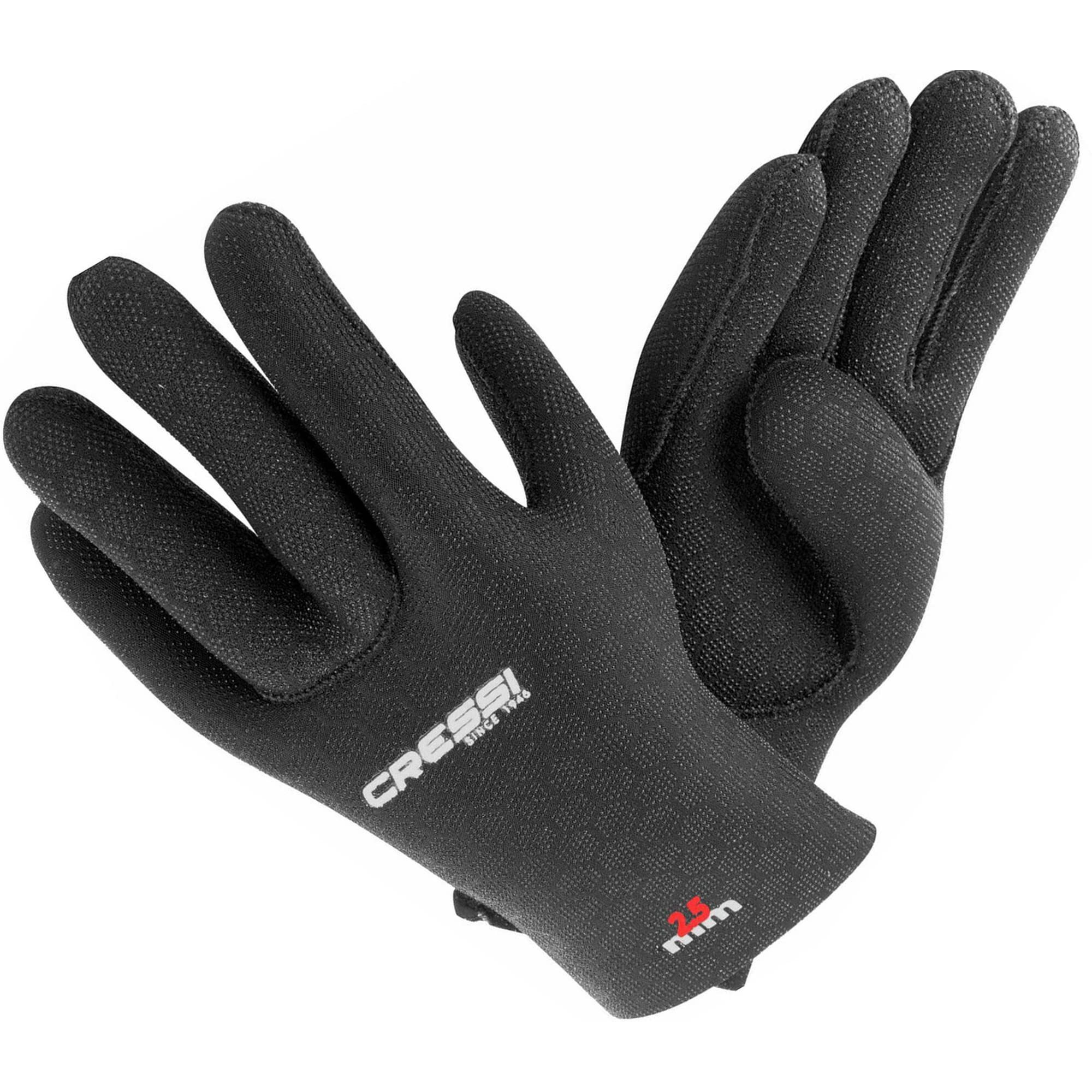 Cressi High Stretch Gloves  Black  2.5 Mm  L