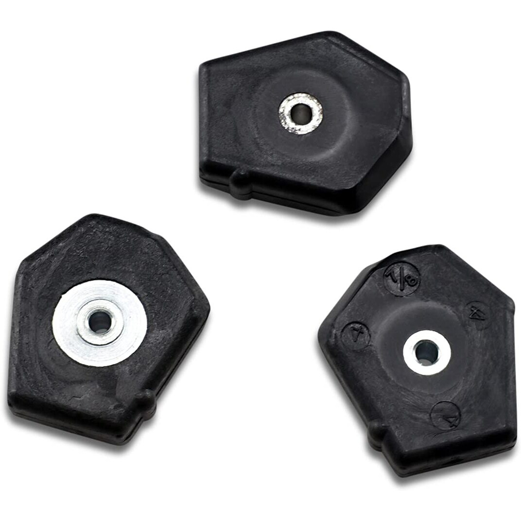 Comet Industries Pucks - Ribbed Solid - Pentagon With Steel Insert