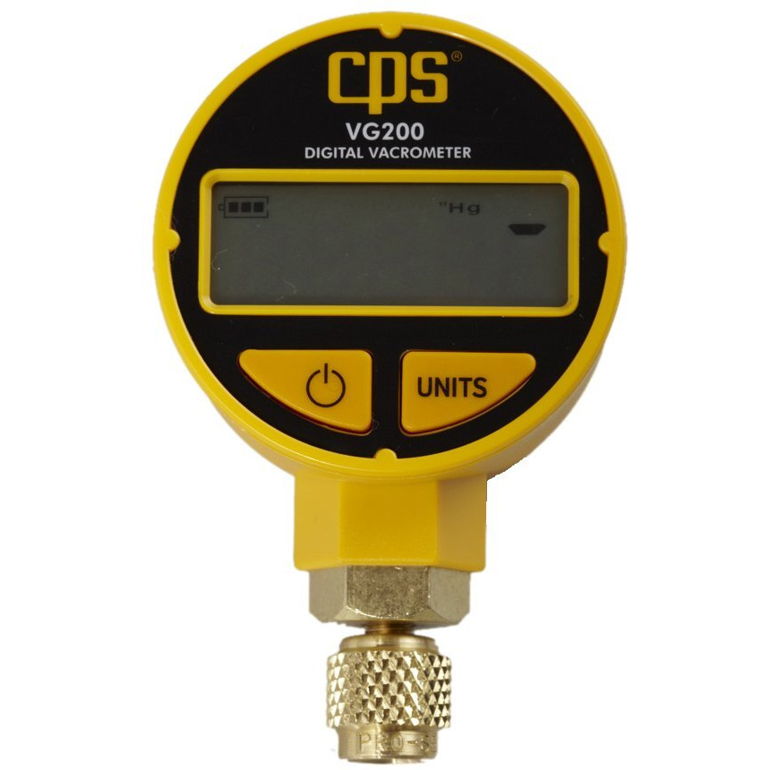 Cps Vg200 Vacuum Gauge With Digital Lcd Display