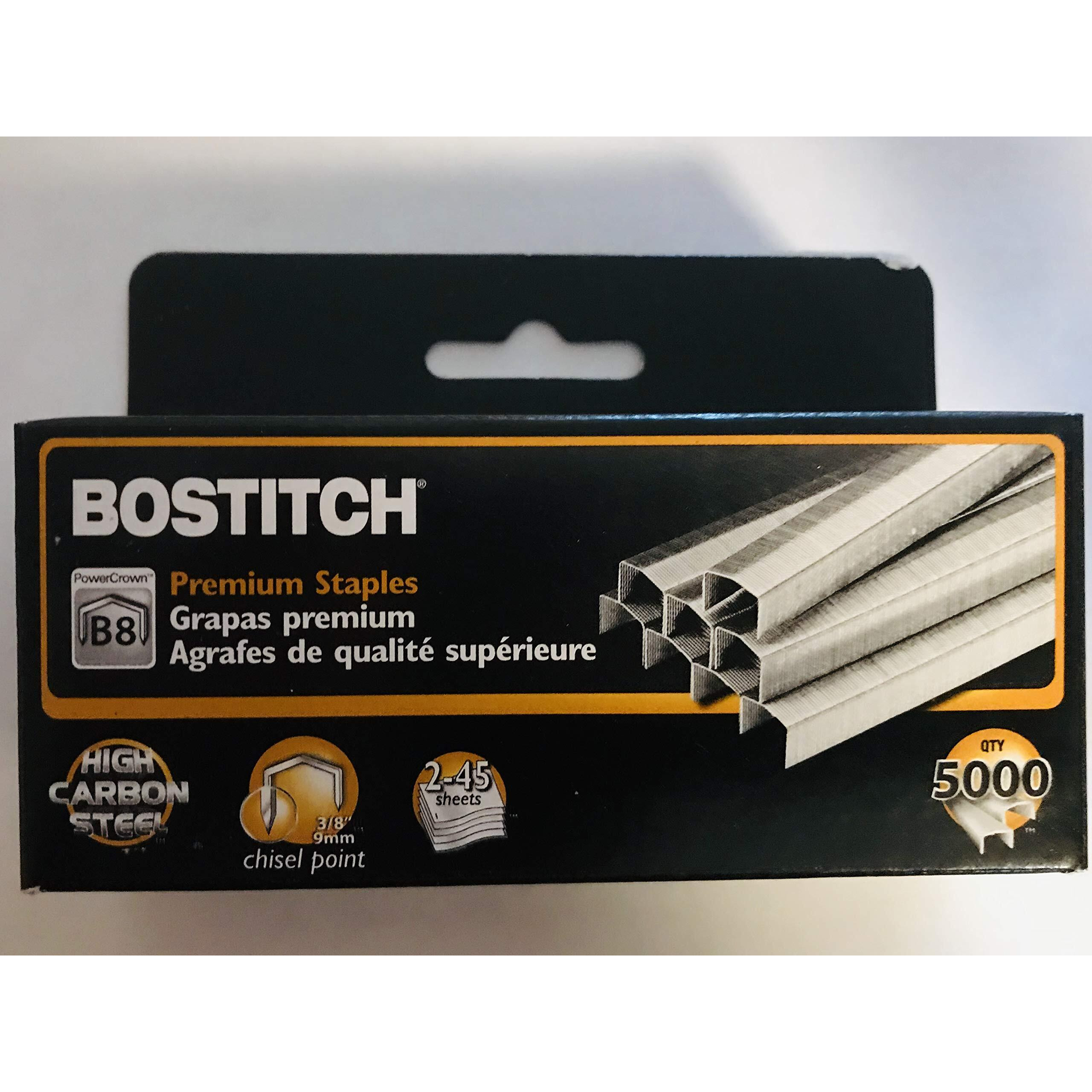 Genuine Case Of 20 Boxes Bostitch B8 Staples 3/8"" For B8 Stapler (Stcr21153/8)