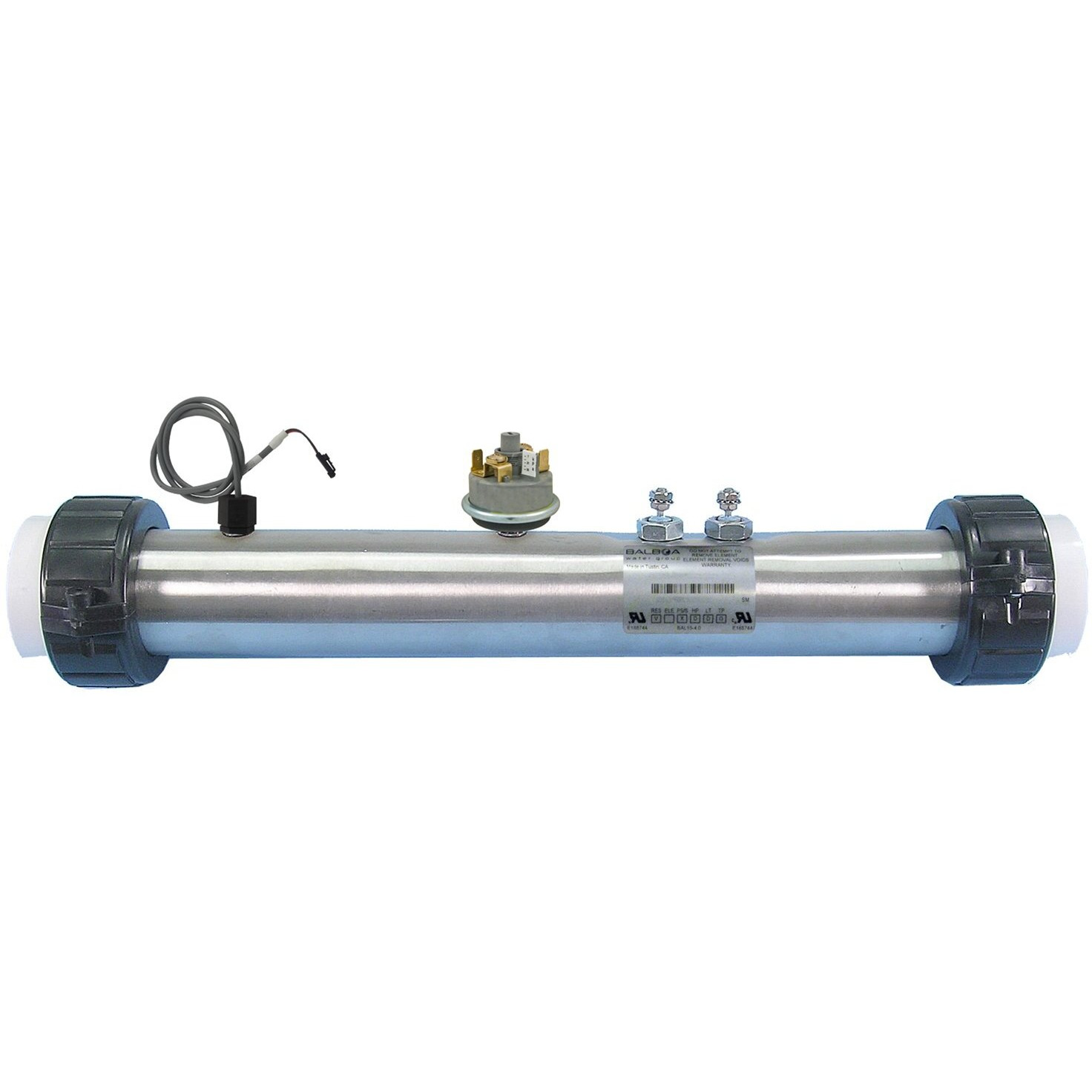 Balboa Water Group 53349 Flothru Heater With Pressure Switch And Temperature Sensor