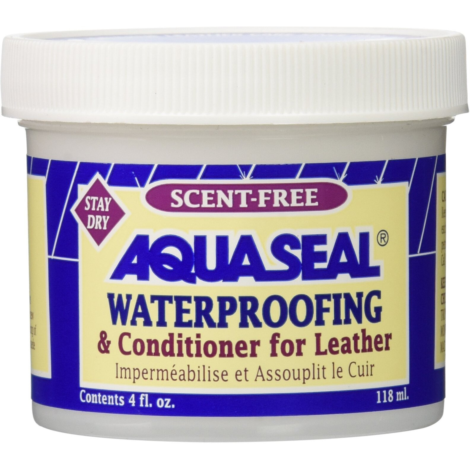 Aquaseal Leather Waterproof Cream  4-Ounce