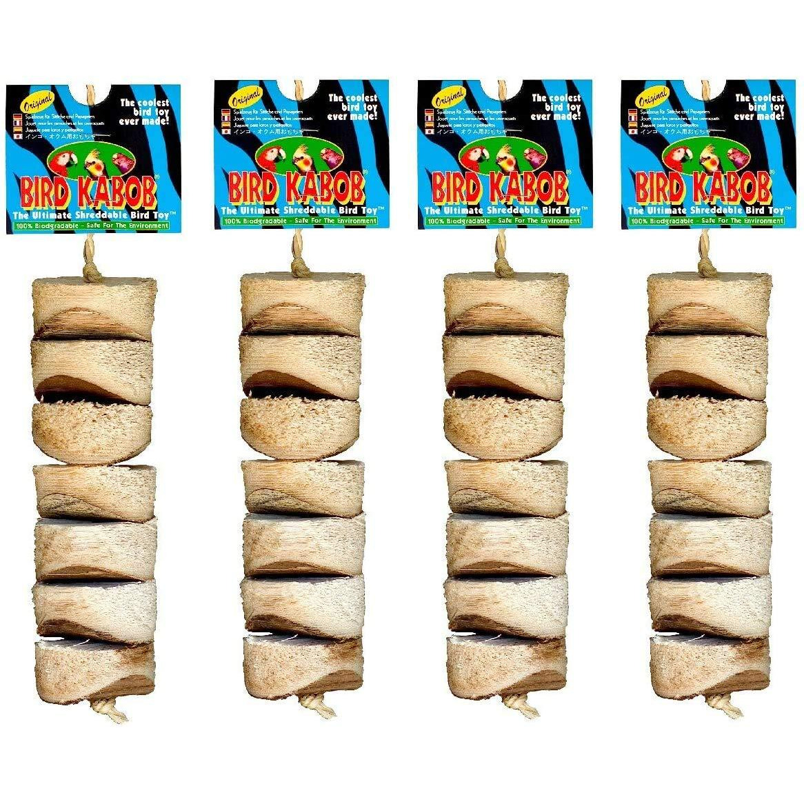 Wesco Pet Original Bird Kabob Shreddable Bird Toy (4 Pack)