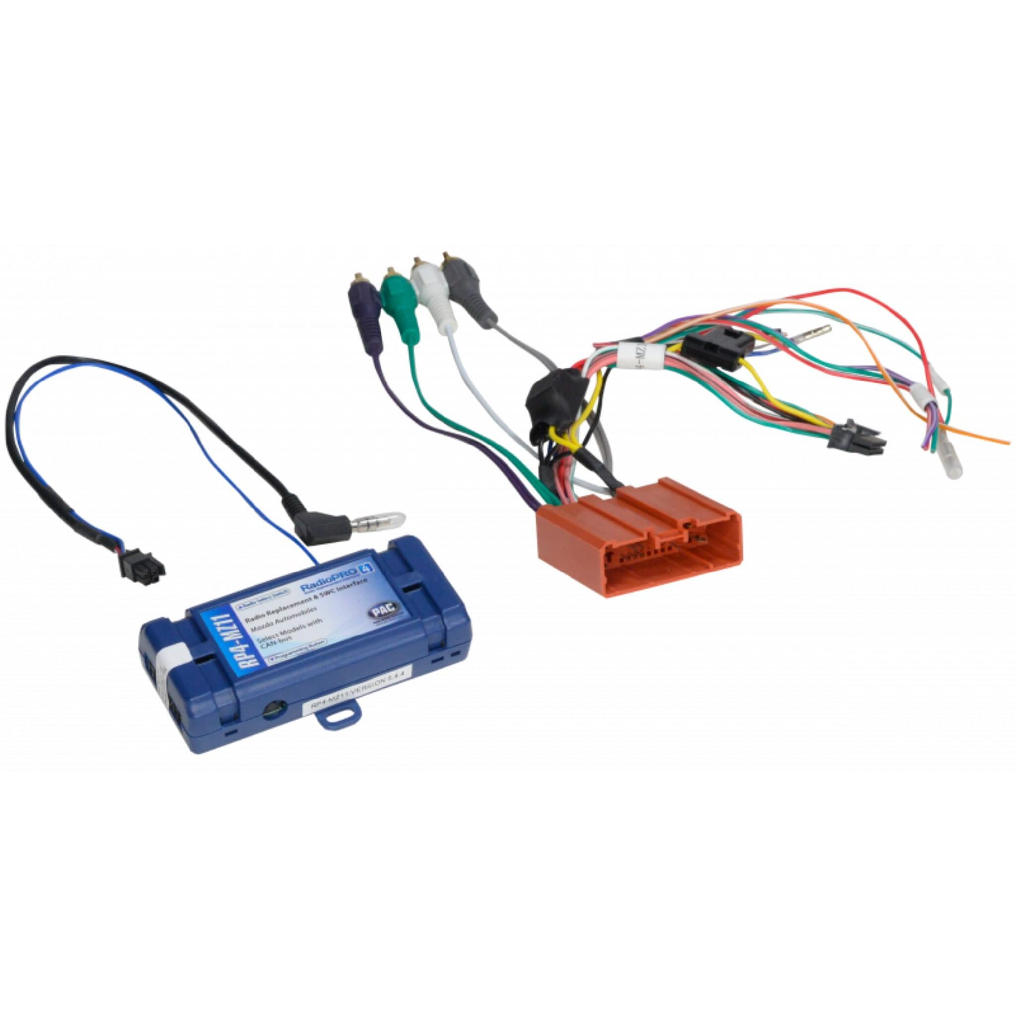 Pac Rp4-Mz11 Radiopro4 Interface For Select Mazda Vehicles (2009-2015) All-In-One Radio Replacement And Steering Wheel Interface  Pre-Loaded With Amplifier Retention  Seat Controls  Navigation Outputs
