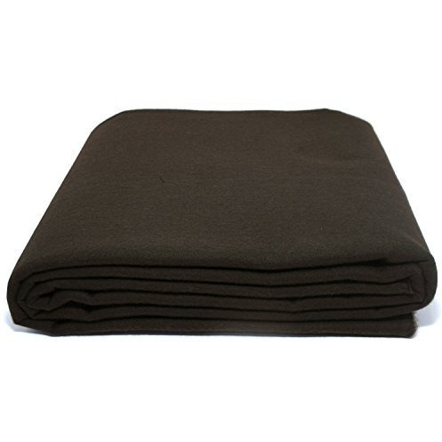 Anti-Tarnish Silver Cloth - Pre-Cut By The Yard - Brown (1 Yard By 58"")