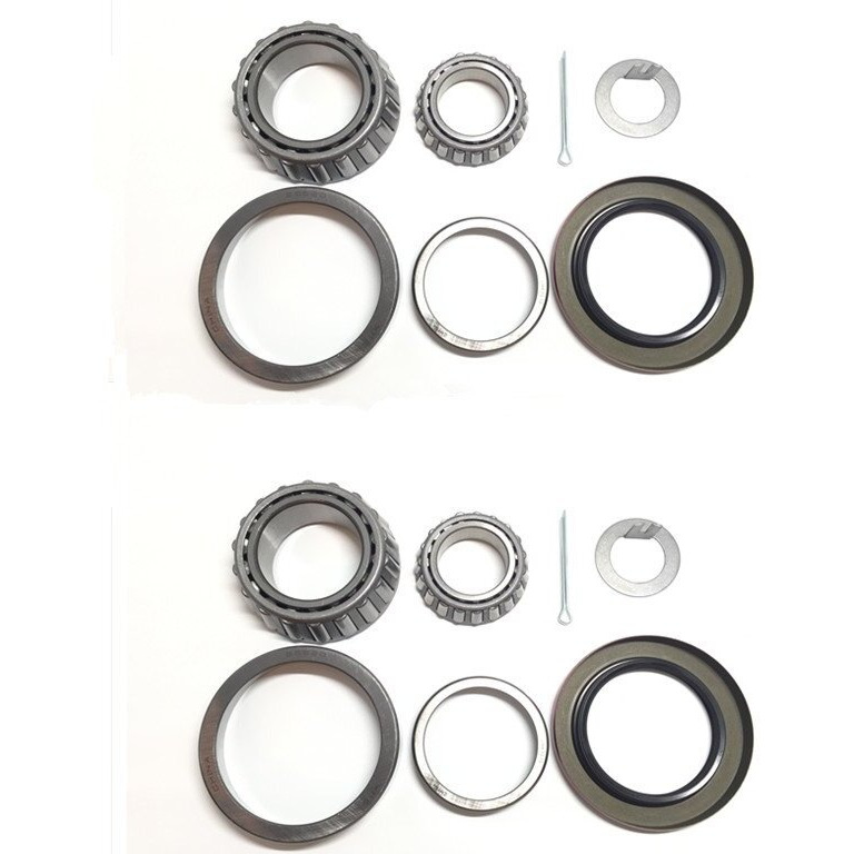 (Sets Of 2) Wps Trailer Hub Wheel Bearing Kit 25580 Lm67048 With Grease Seal 10-36 (Or 10-10) For 5200-6000 Lb. Ez Lube Axles