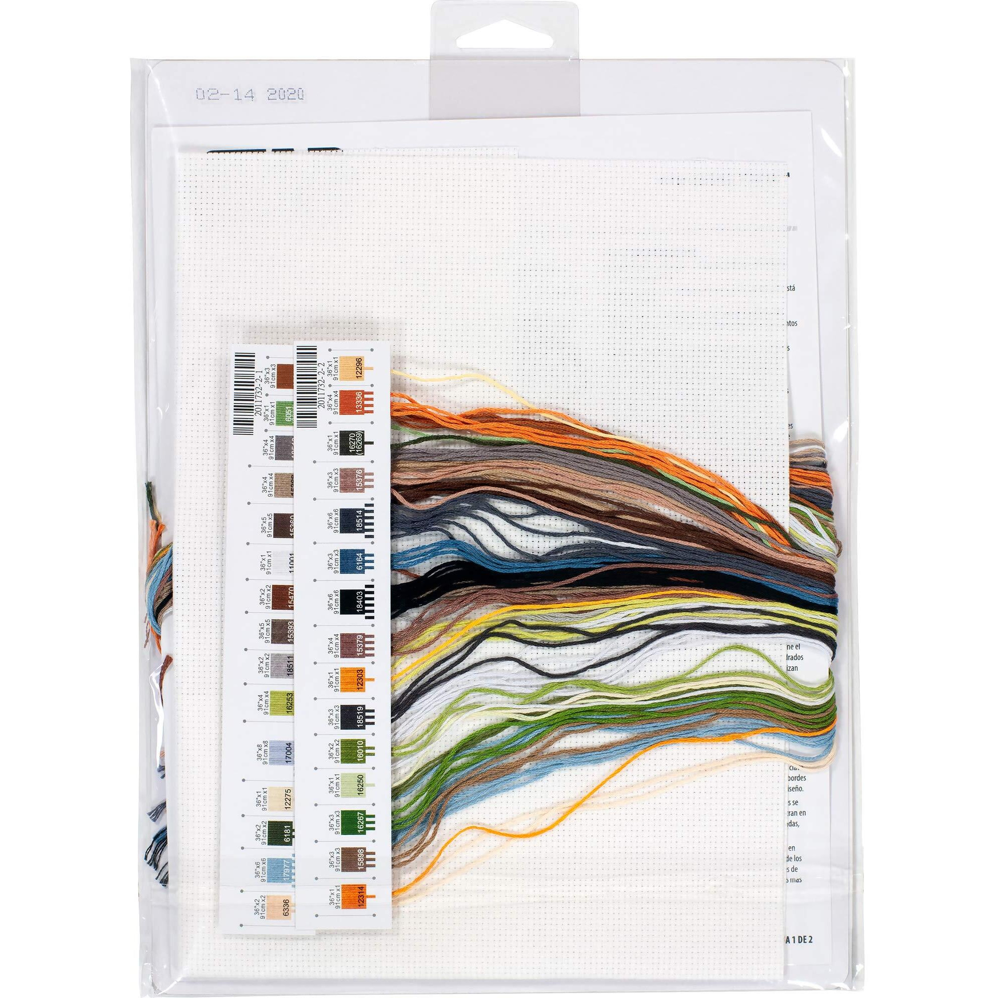 Dimensions 70-35392 Yoda Counted Cross Stitch Kit  14 White Aida  8'' X 10'