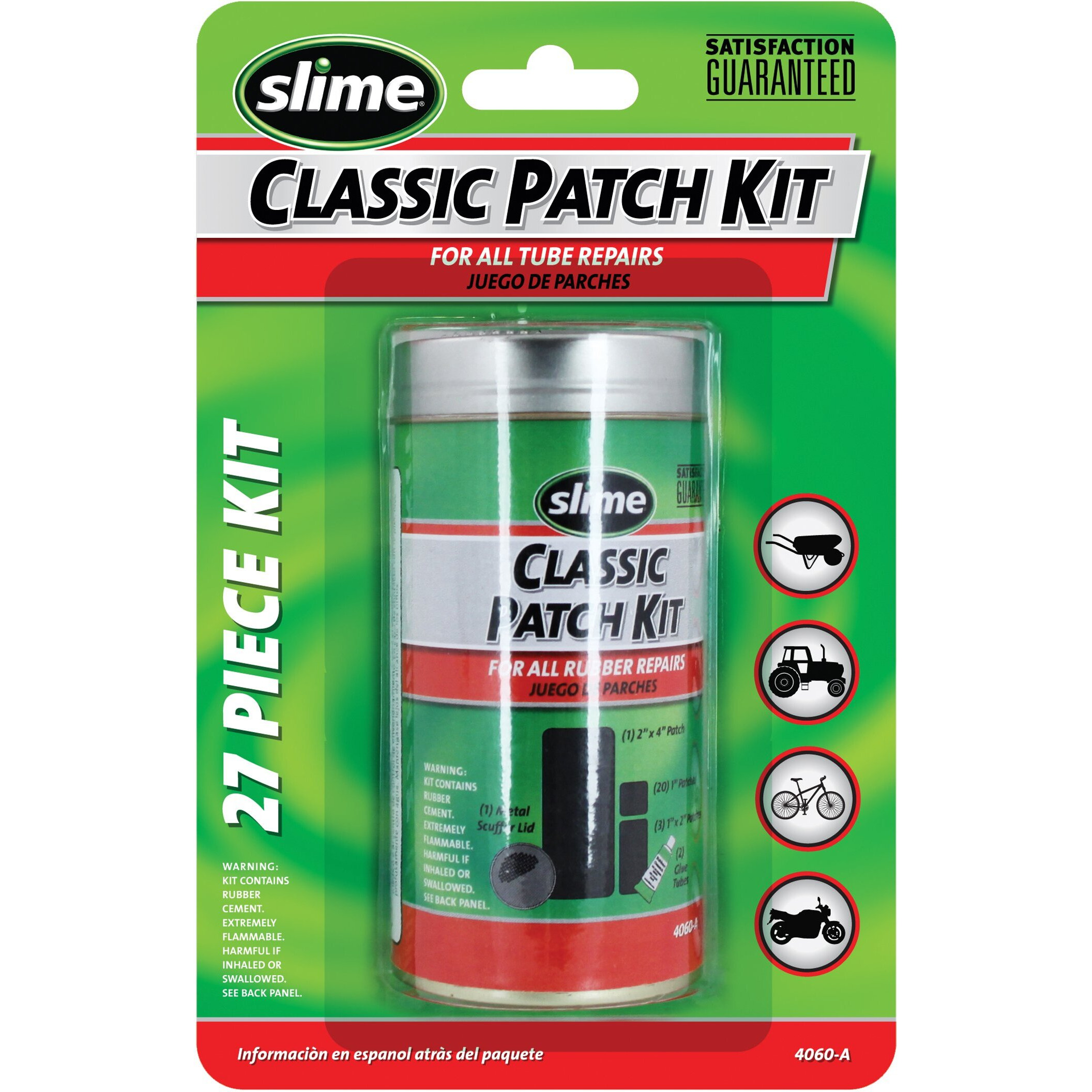 Slime 4060-A Classic Rubber Patch Kit 27-Piece