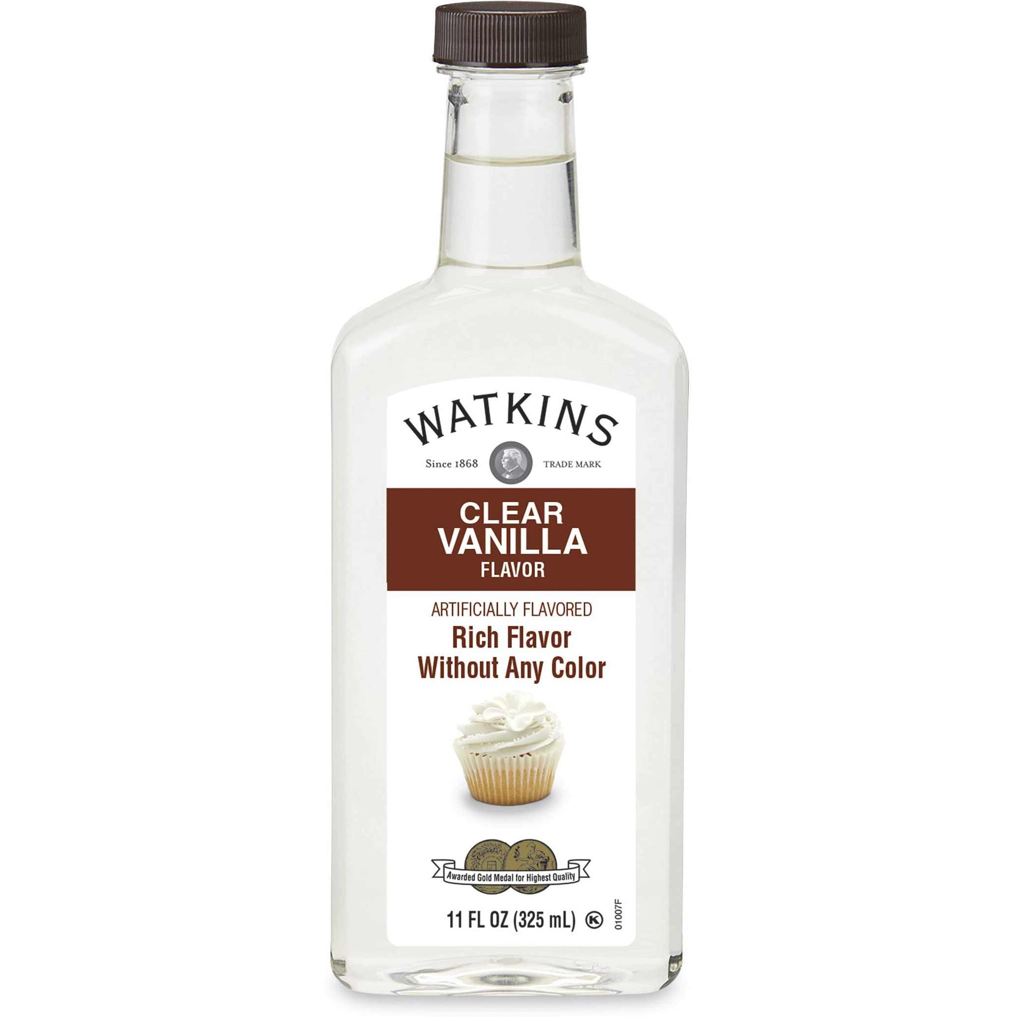 Watkins Clear Vanilla Flavor  11 Fl. Oz. Bottle  1 Count (Packaging May Vary)