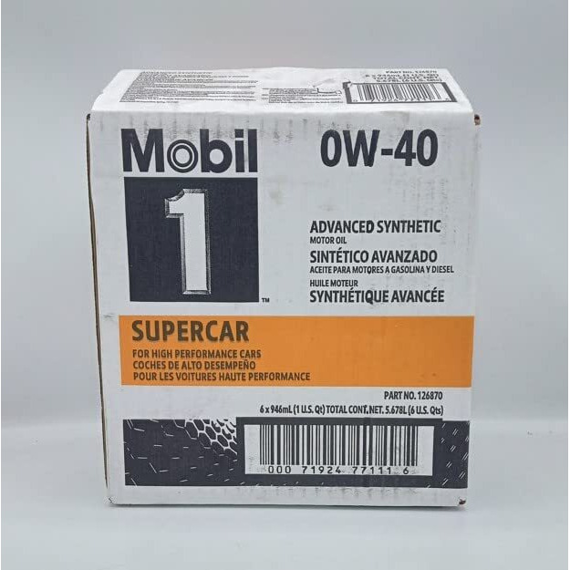 Mobil1 123875 Esp Formula Engine Oil 0W-40 (6 Quarts)