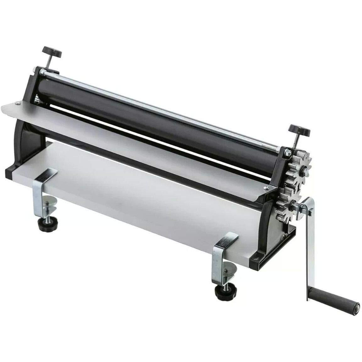 Dkn 19-Inch Pizza Dough Roller Machine With Hand Crank - Pasta Maker  Dough Sheeter Features Non-Stick Rollers With Thickness Control - Solid Steel And Aluminum Construction