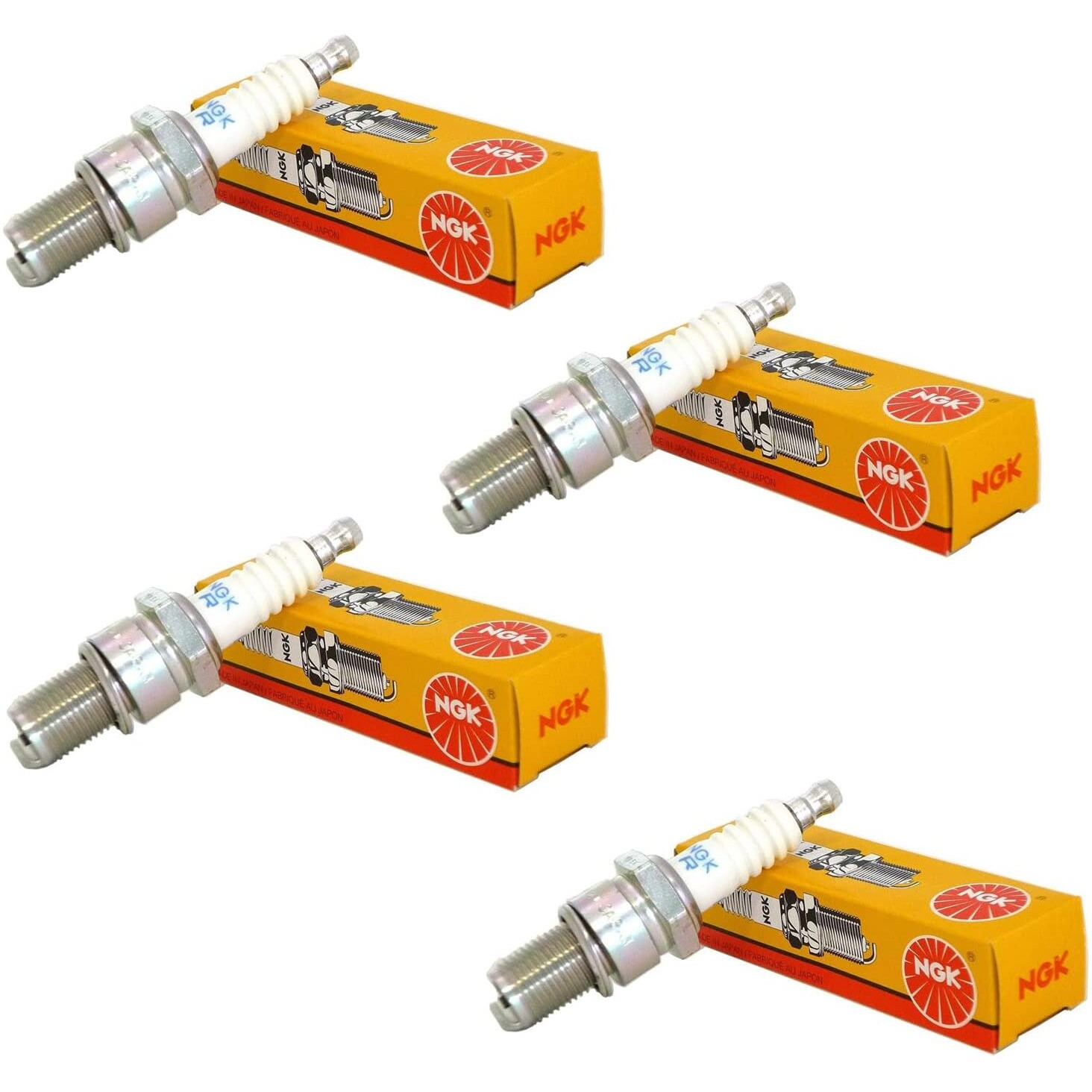 New Ngk Standard Spark Plug Br7Hs10  1098 Set Of 4 Spark Plugs