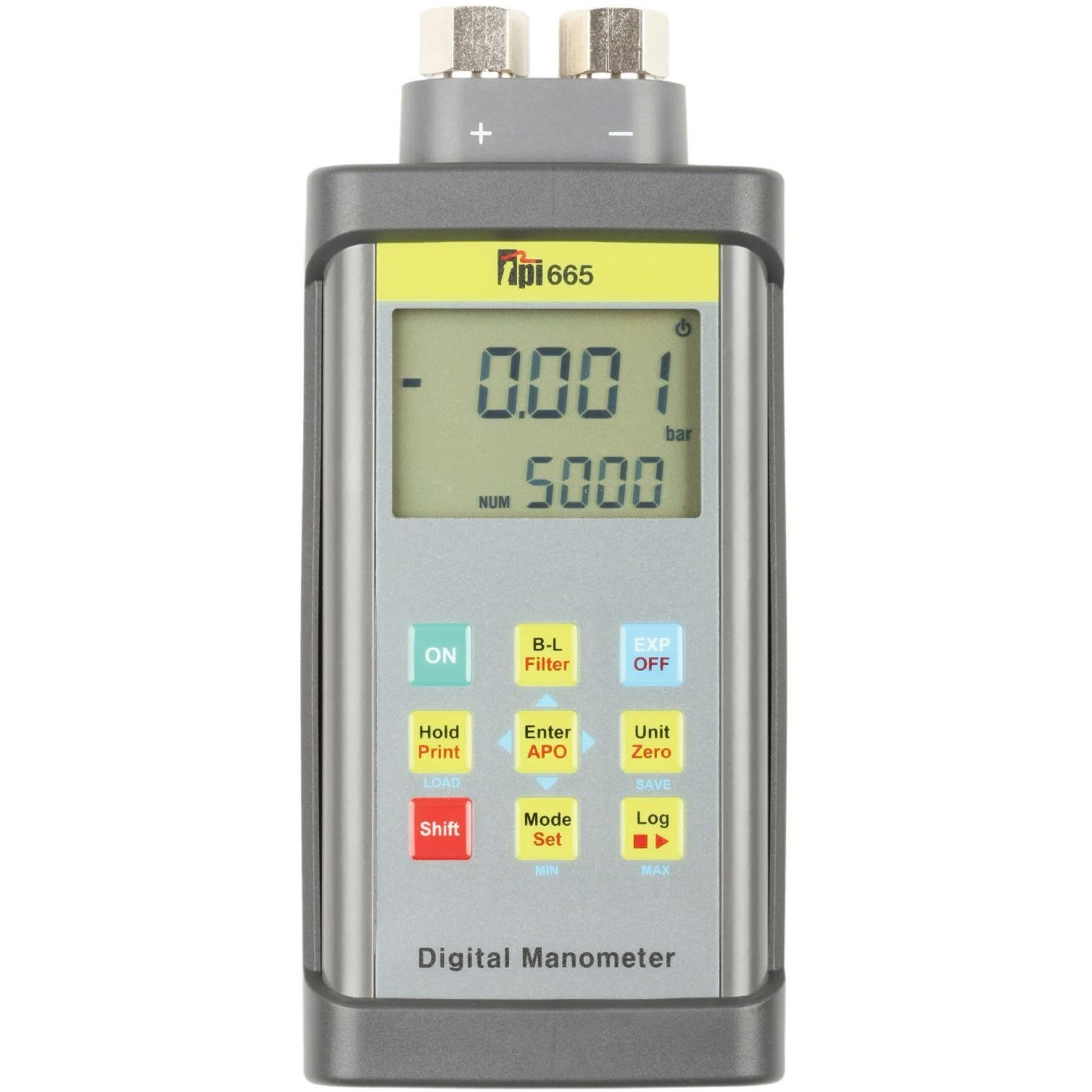 Tpi 665 Digital Manometer With Data Logging For Gas Applications Only