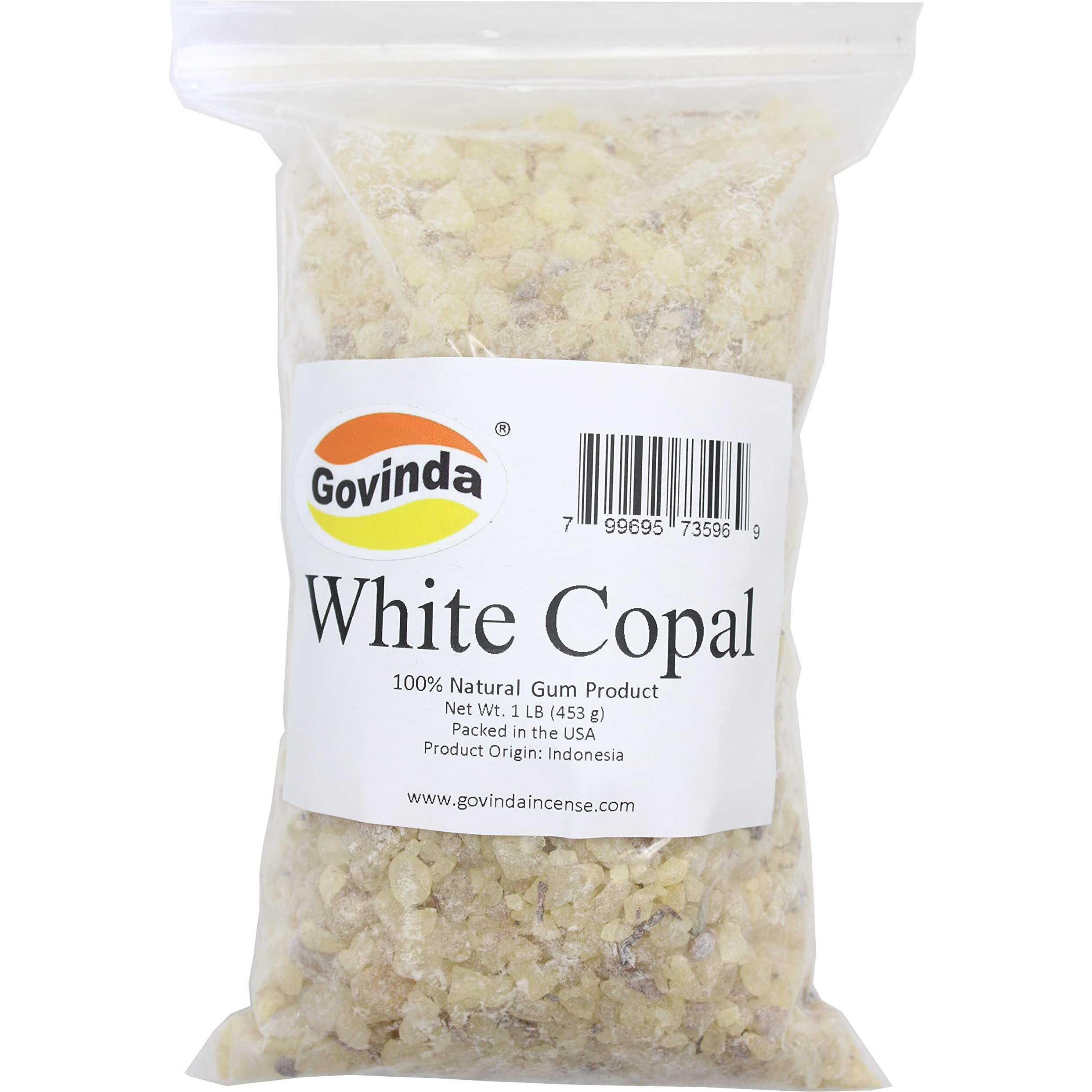 Govinda - White Copal Tree Sap Gum Incense 1 Lb