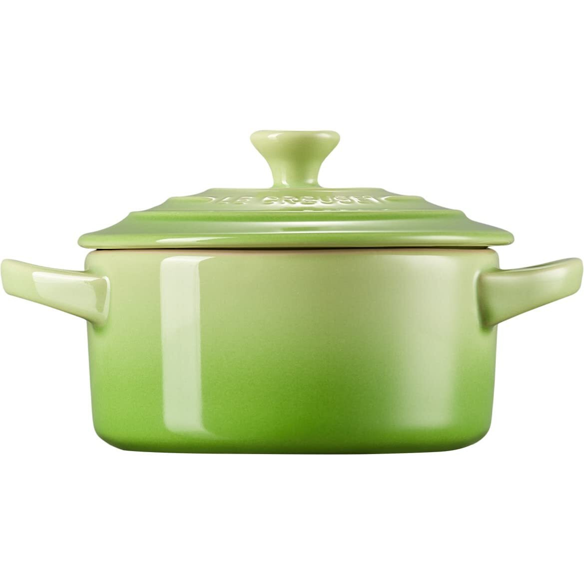 Le Creuset Stoneware Mini Round Cocotte  8 Oz.  Palm