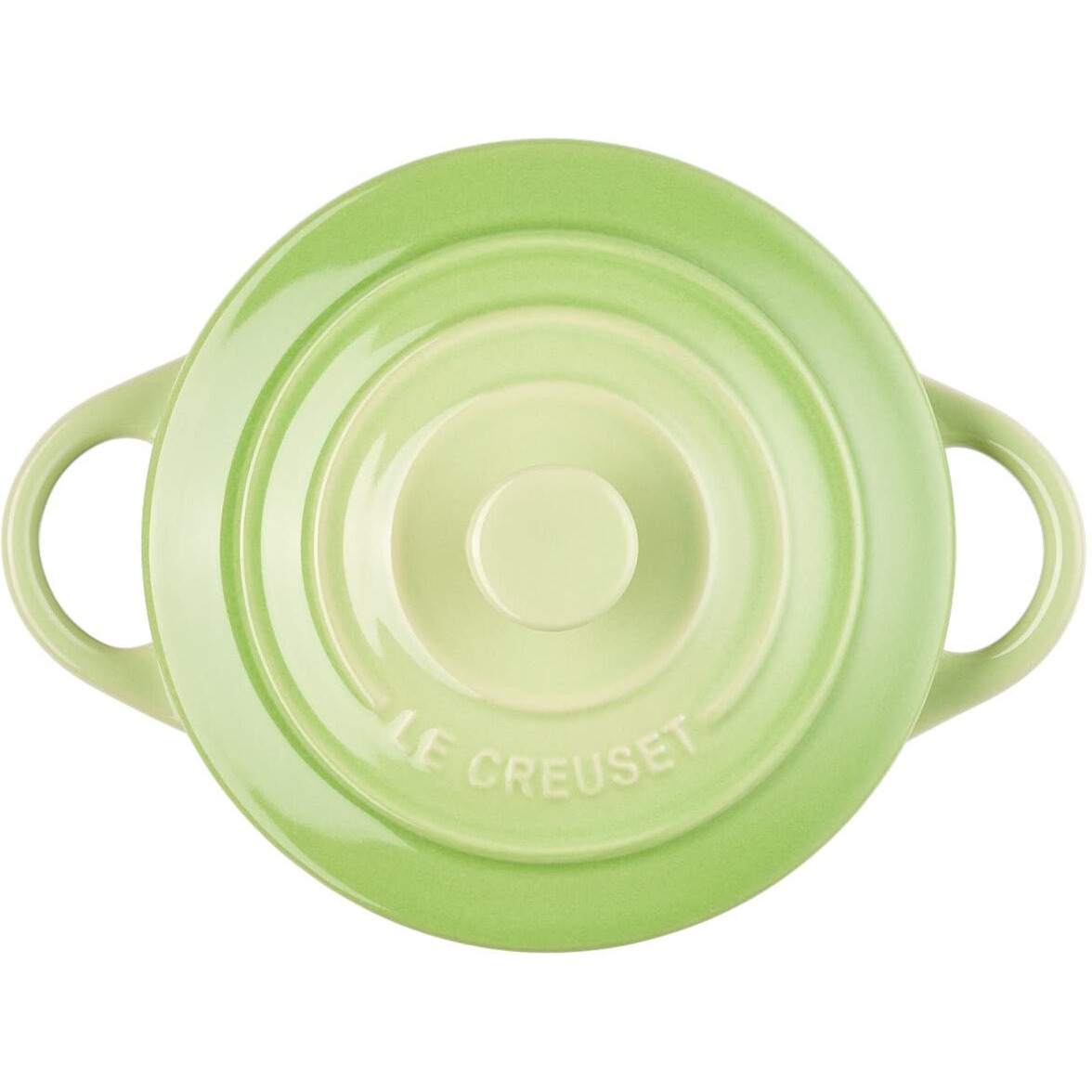 Le Creuset Stoneware Mini Round Cocotte  8 Oz.  Palm