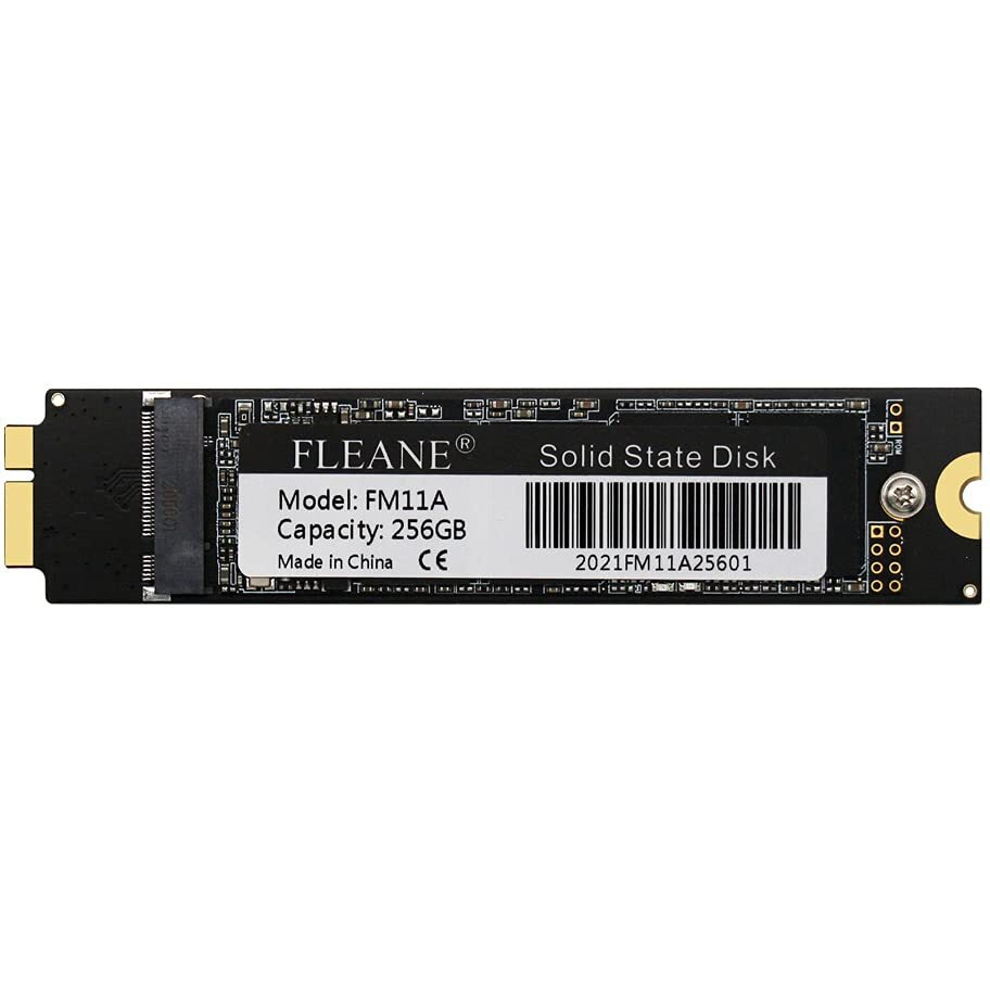 Fleane 256Gb Fm11A 3D Tlc Ssd For Macbook Air A1370 A1369 (Late2010-Mid2011) Emc2392 Emc2393 Emc2469 Emc2471 Hd (256Gb)