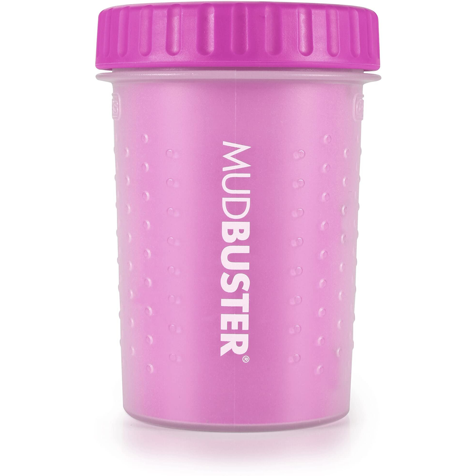 Dexas Mudbuster Portable Dog Paw Washer/Paw Cleaner  Medium  Fuchsia