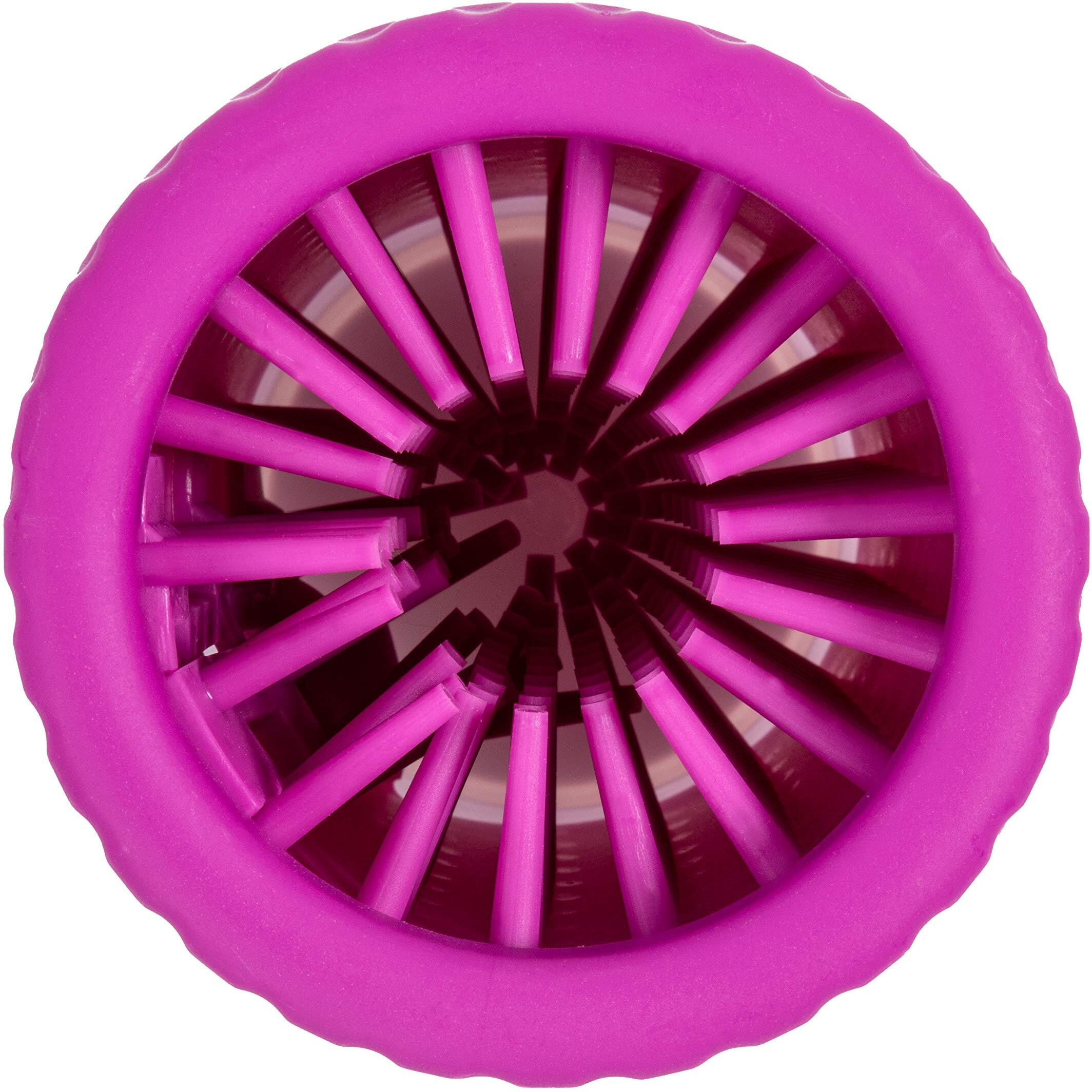Dexas Mudbuster Portable Dog Paw Washer/Paw Cleaner  Medium  Fuchsia