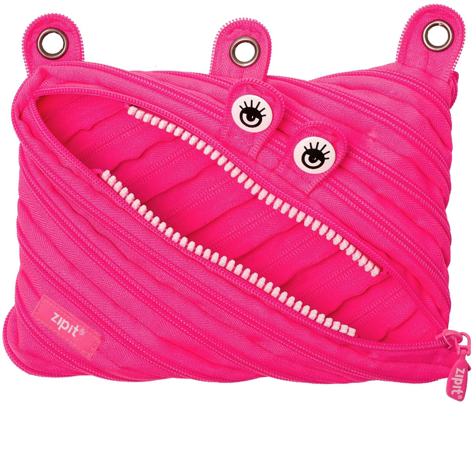 Zipit Monster 3-Ring Pencil Case  Pink