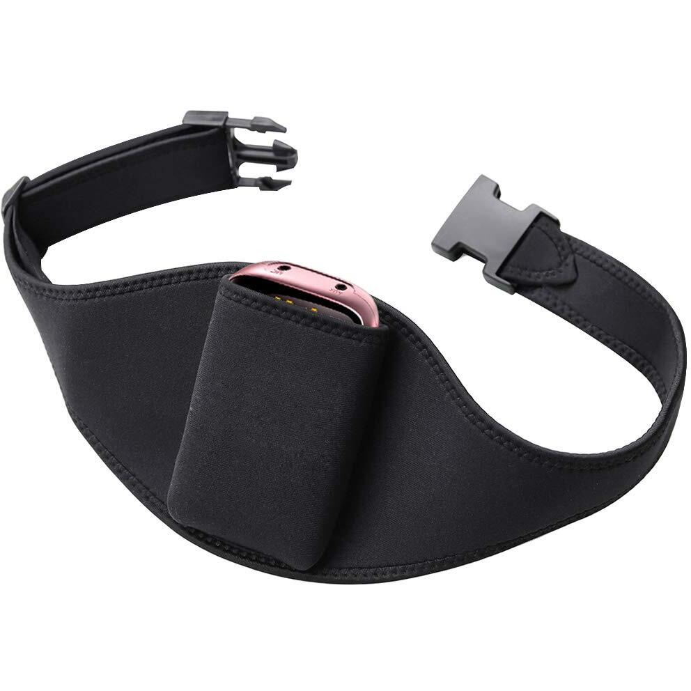 Iraspin Mic Belt For Fitness Instructors Vertical Microphone Transmitter Carrier Belt For Fitness Class Public Speaking Theatre Pilates Teachers