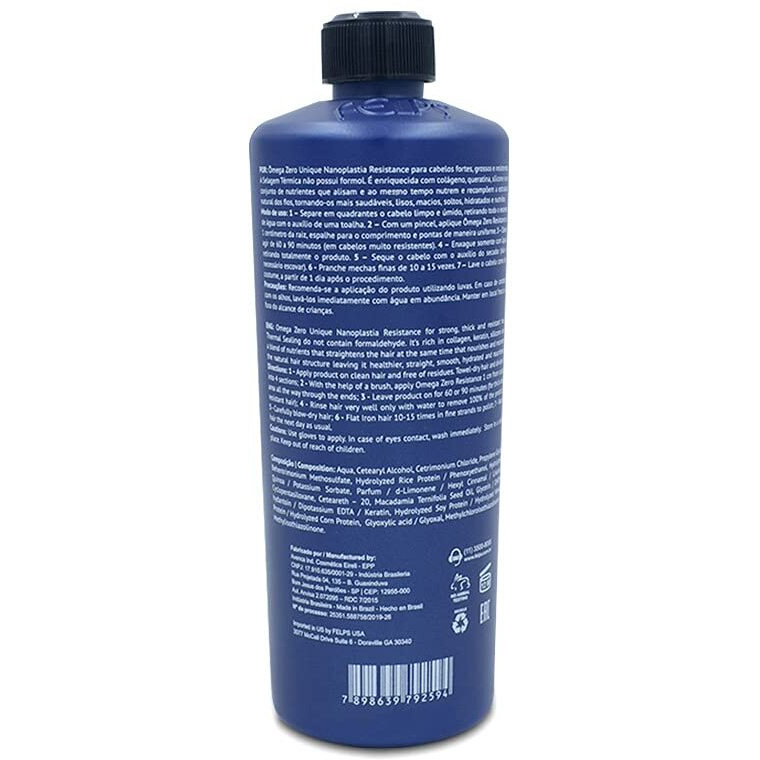 Felps Professional Thermal Sealing Omega Zero Unique Nanoplastia 500Ml/16.9Fl.Oz