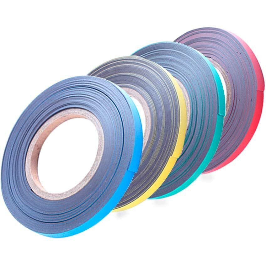 Magnetic Tape Roll Colored Thin Strips - Dry Erase Magnet Whiteboard Graphic Art Tape/ 10Mm 33Ft Marking Line Magnet Tape(4 Pack Mix Color)