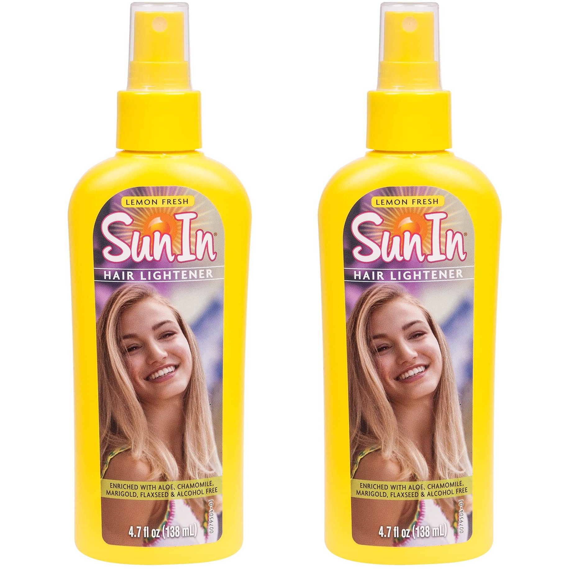 Sun-In Hair Lightener Spray Lemon 4.7 Fl Oz (Pack Of 2)