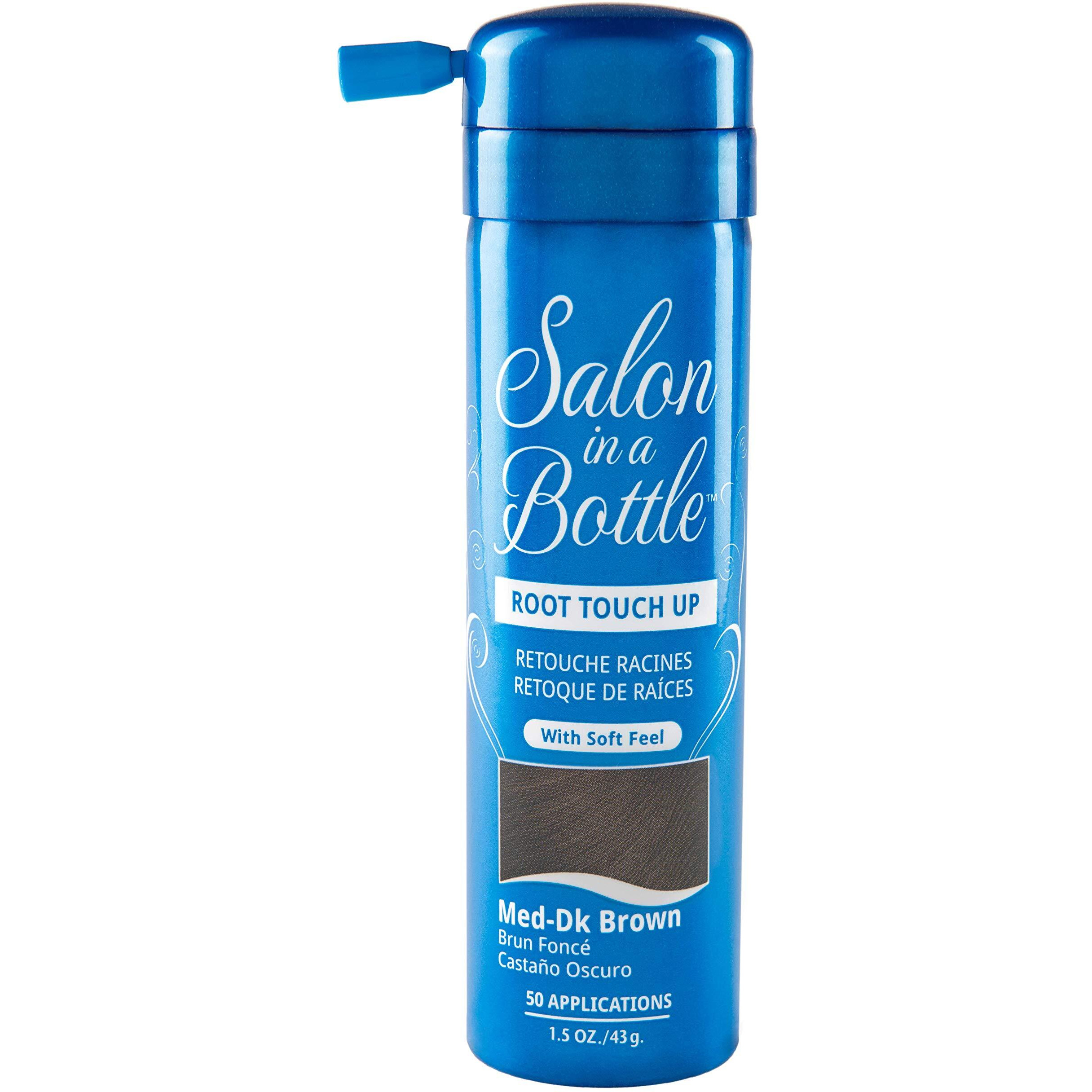 Salon In A Bottle - Instant Temporary Root Concealer Spray To Cover Up Roots And Gray Between Salon Trips - Professional Quality Spray Bottle For Hair Products For Women And Men - Medium/Dark Brown