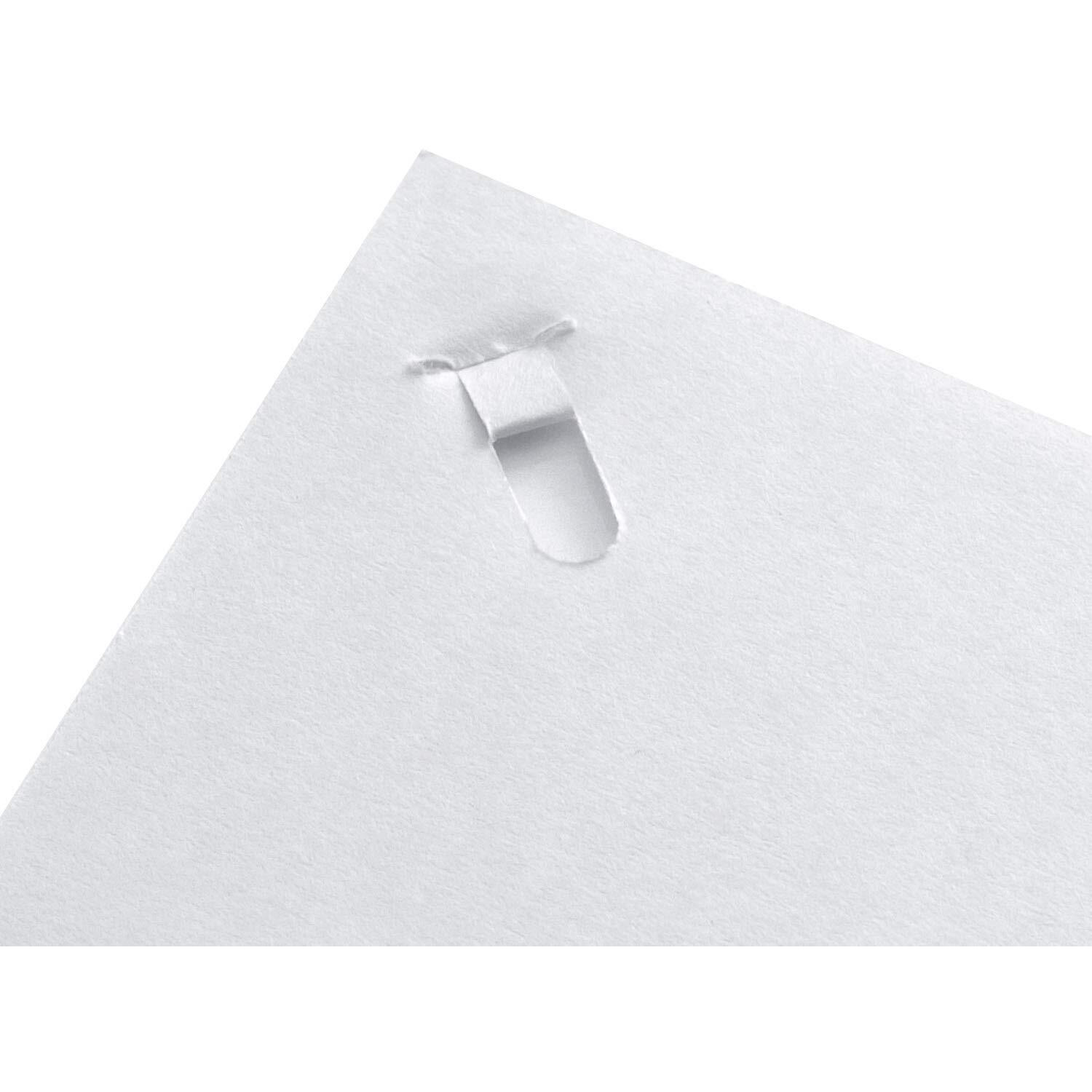 Plus Paper Clinch Compact Staple Free Staple Ivory White