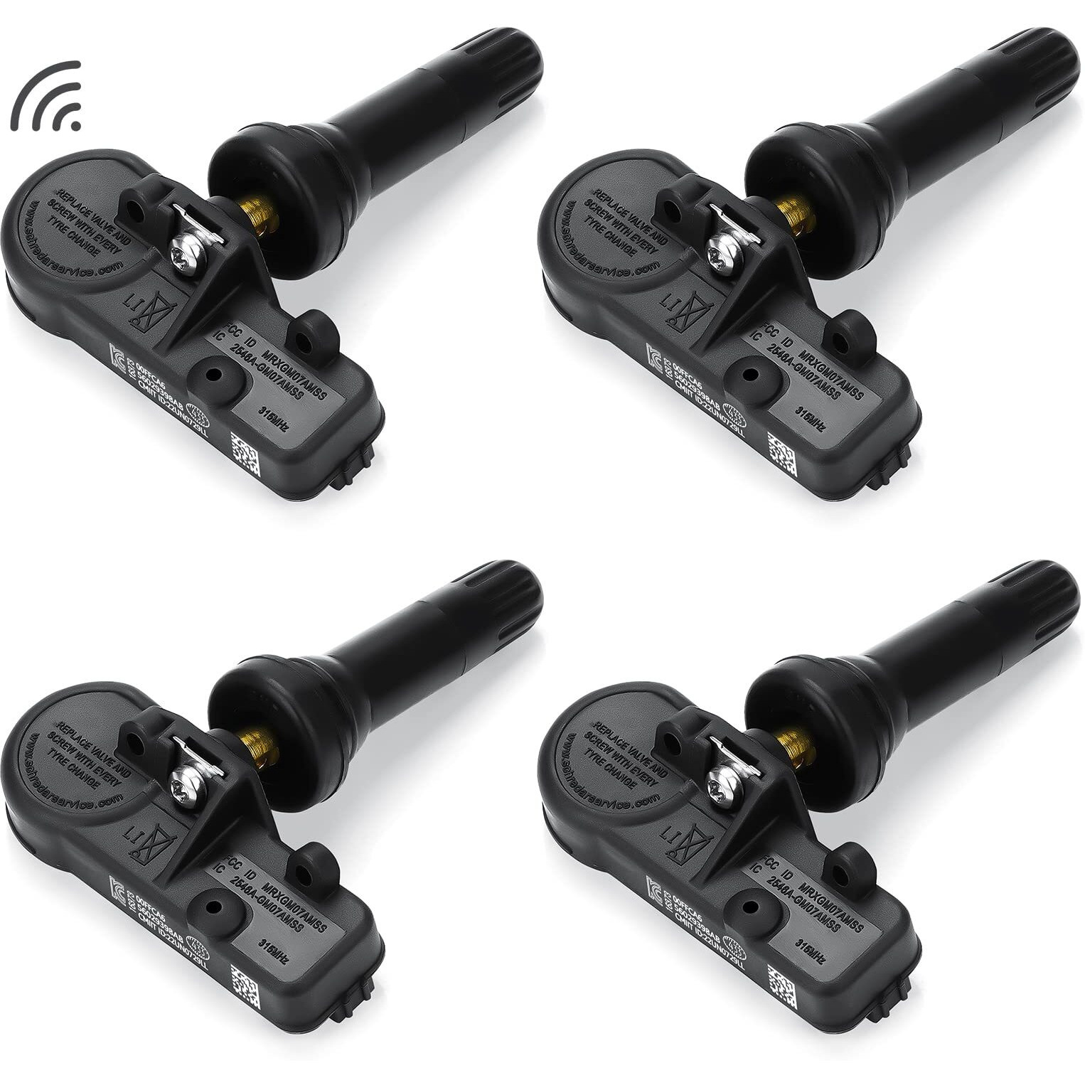 Youxmoto 56029398Ab Tpms Tire Pressure Sensor 433Mhz  Compatible With Jeep Grand Cherokee Wrangler  Dodge Charger Challenger Journey  Chrysler Fiat Ram 1500 2500 3500  68241067Ab (4Pcs)